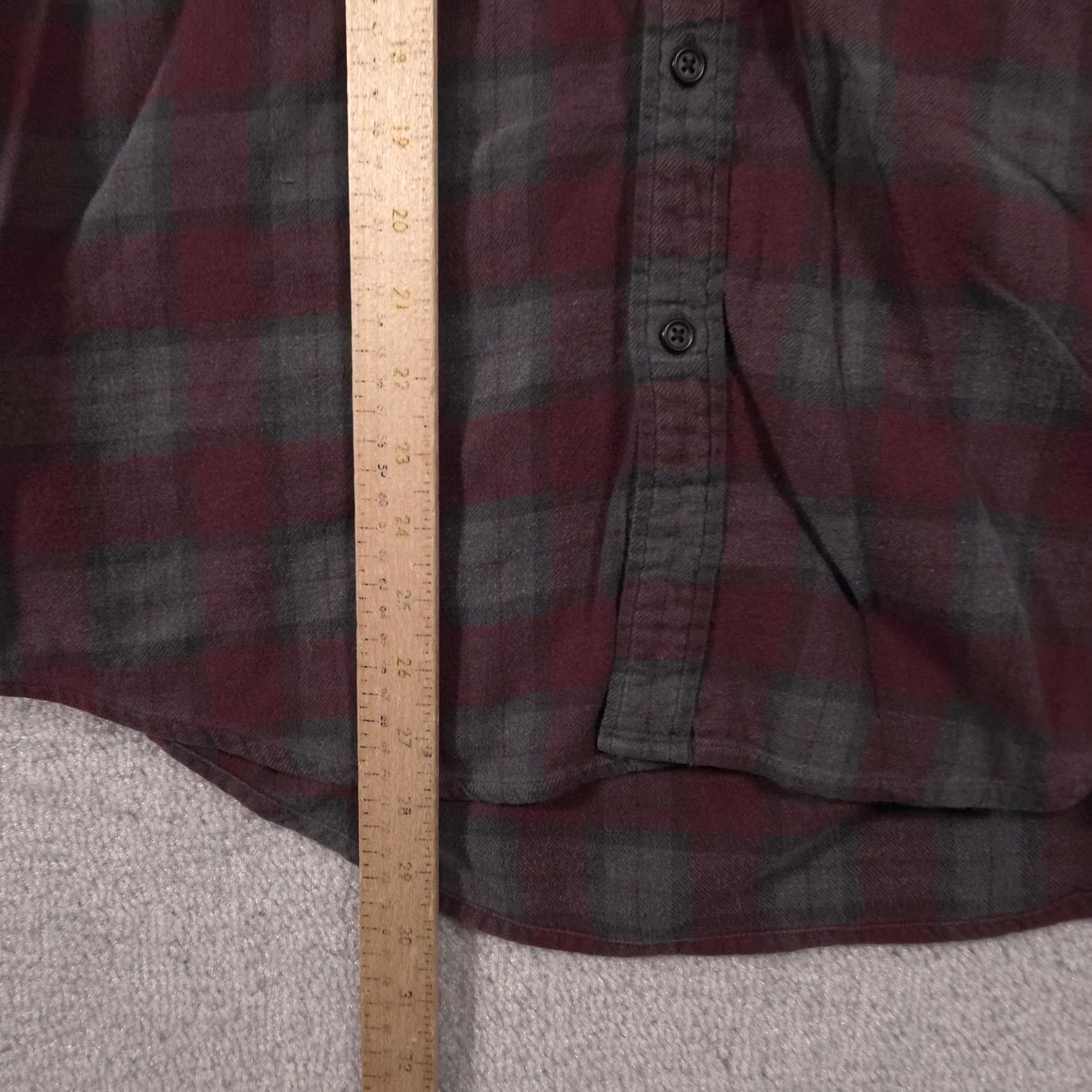 Lands' End Lands' End Shirt Mens L Red Plaid Flannel Button-Front Long Sleeve Casual Womens? Mens? Size US L / EU 52-54 / 3 - 7 Thumbnail