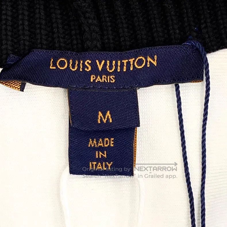 Louis Vuitton Louis Vuitton Black logo presbyopic leather cotton crewnec Size US M / EU 48-50 / 2 - 5 Thumbnail