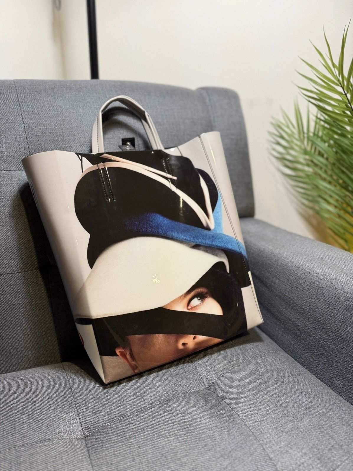 Acne Studios Baker Tote PVC Tote Bag