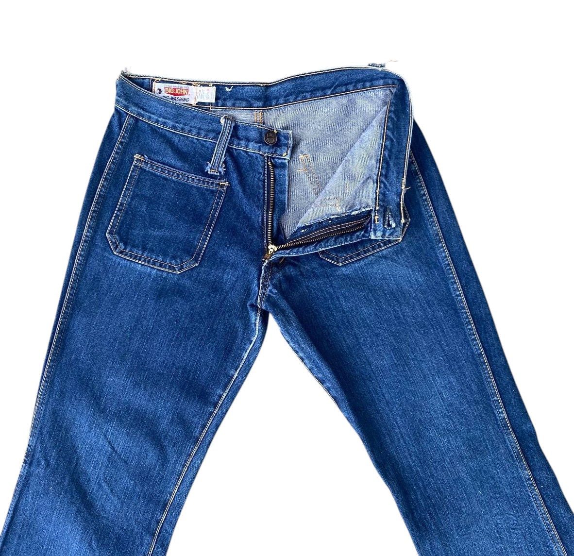 Big John FLARED🔥VINTAGE BIGJOHN BUSHPANT BOOTCUT W29" ZIP TALON Size US 29 - 12 Thumbnail