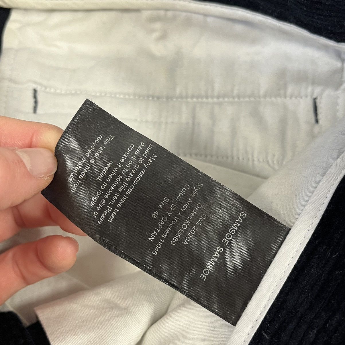 Samsoe Samsoe Navy Samsoe Samsoe corduroy trousers #corduroytrousers Size US 36 / EU 52 - 5 Thumbnail
