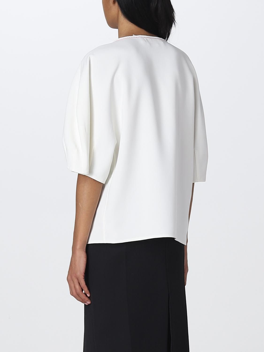 Marni o1y1125 Blouse in White Size XS / US 0-2 / IT 36-38 - 3 Thumbnail