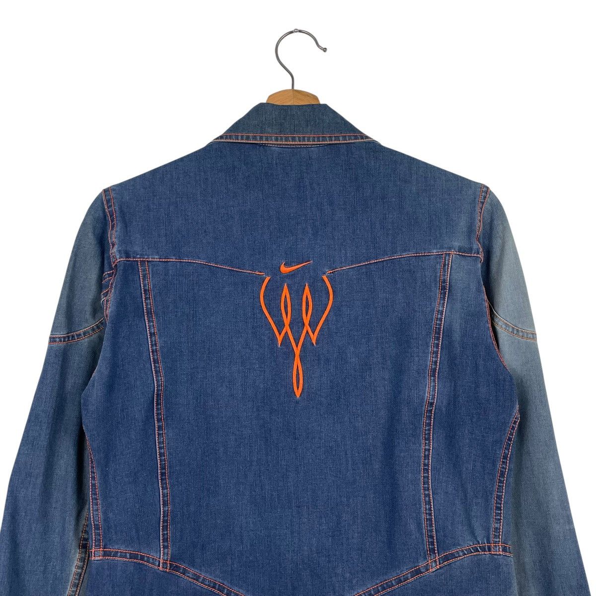 Nike Nike Denim Jacket Size S / US 4 / IT 40 - 8 Thumbnail