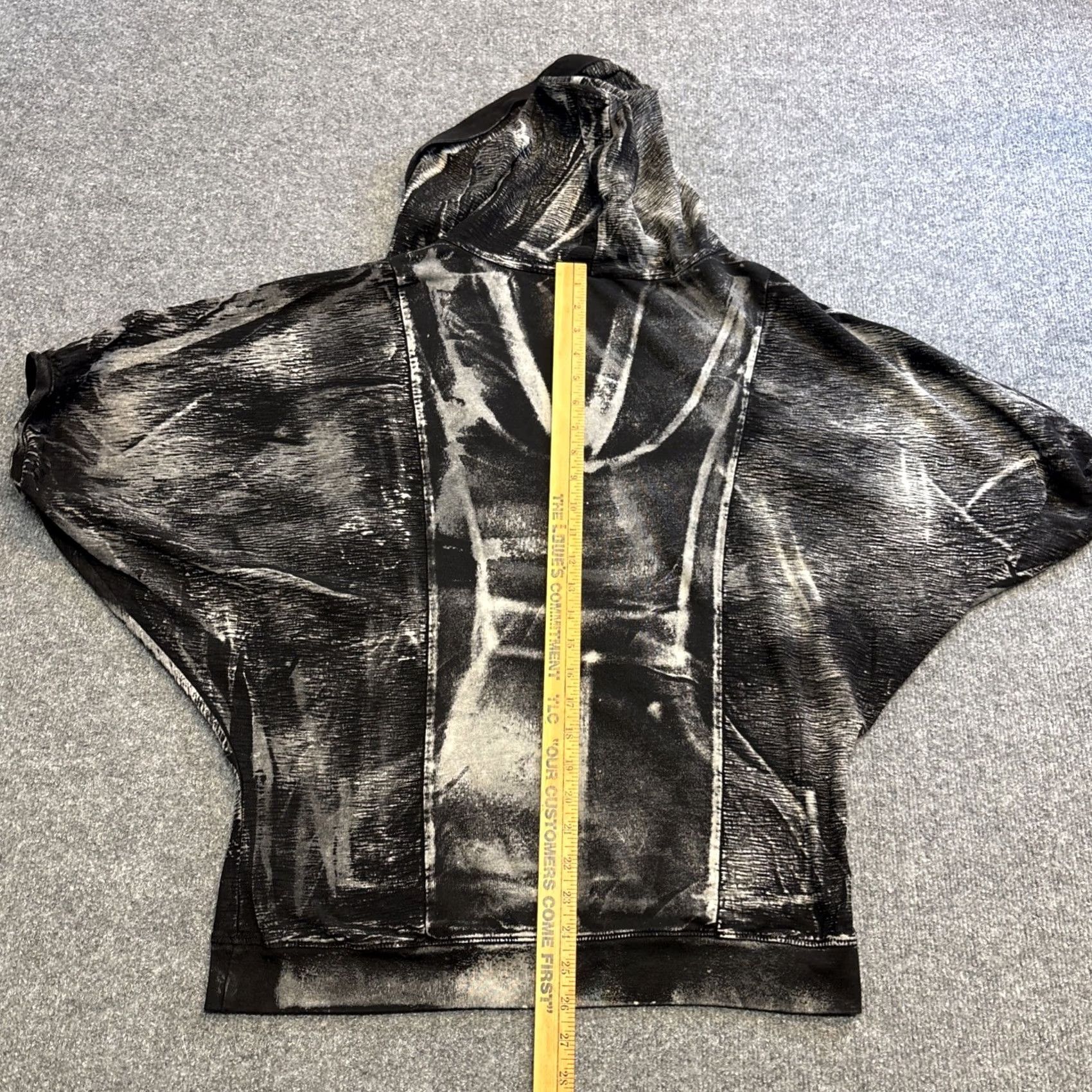 Affliction VINTAGE/NEW? Pullover Hoodie baggy Oversized Women’s XL Short Sleeve Affliction Black Pump Cover Hoodie Size XL / US 12-14 / IT 48-50 - 6 Thumbnail