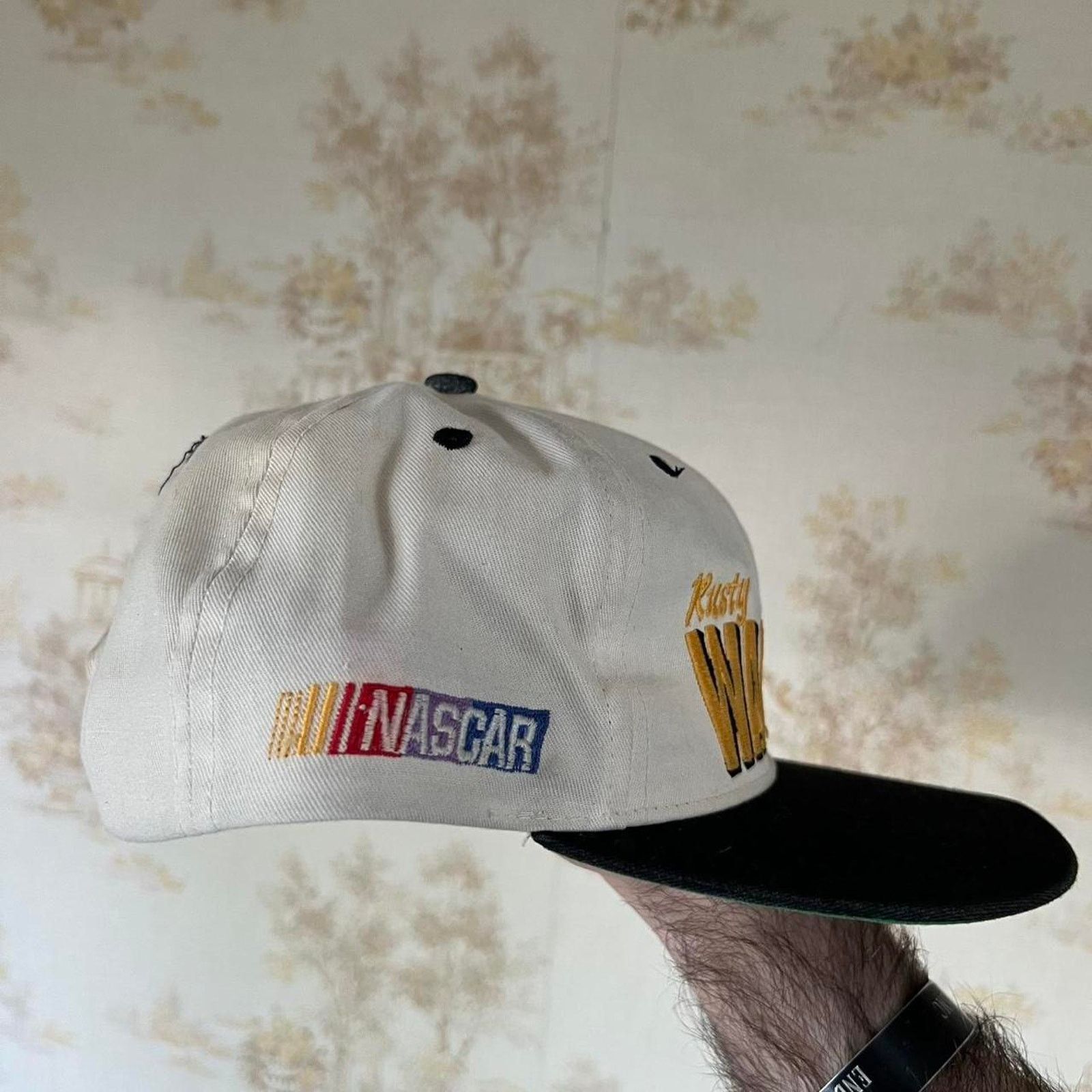 Vintage Vintage 90s Rusty Wallace NASCAR Hat | Miller Genuine Draft Size ONE SIZE - 5 Thumbnail