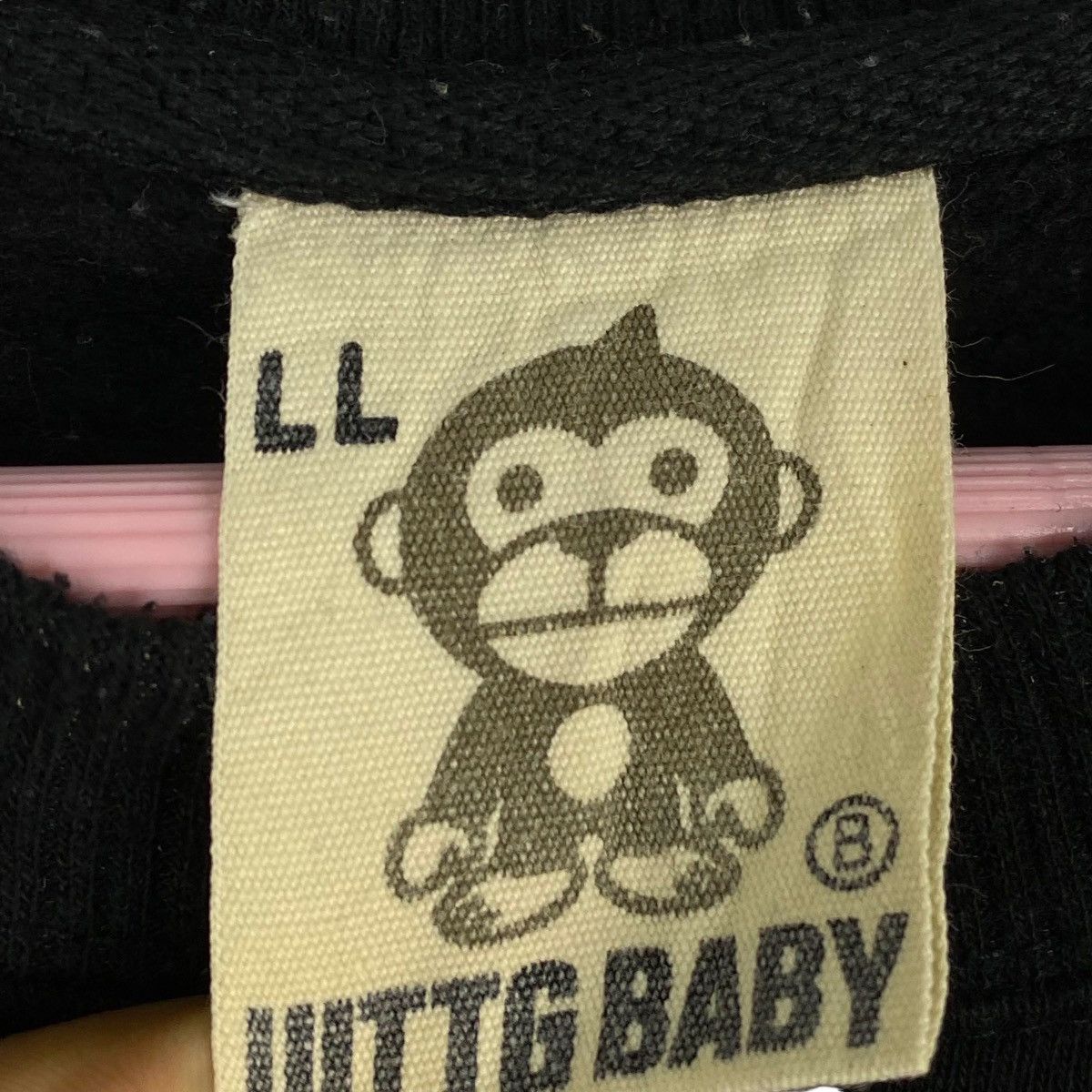 Vintage Vintage X-Uittg By Baby Printed Crewneck Sweatshirt Black Size US XL / EU 56 / 4 - 5 Thumbnail