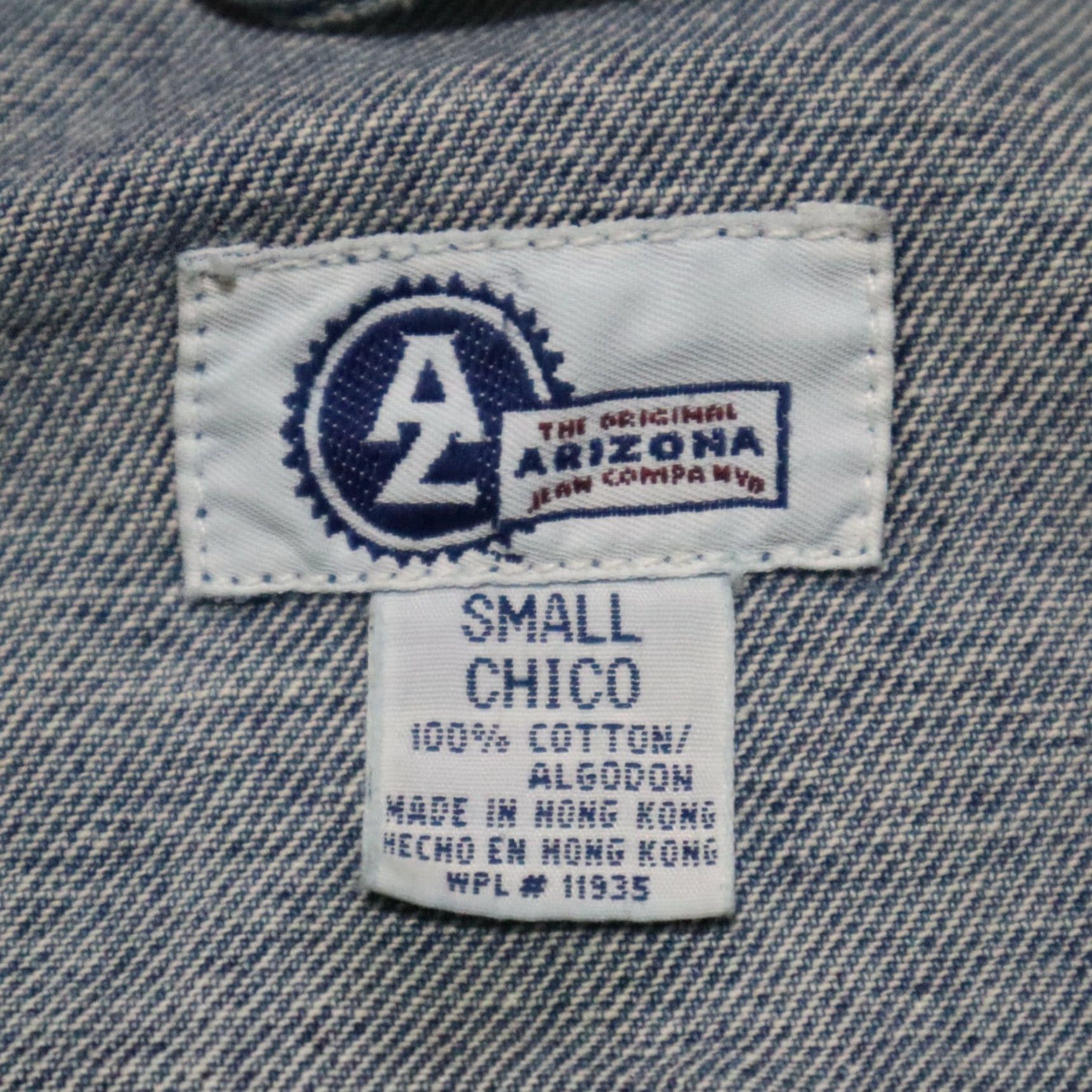 Vintage VINTAGE Arizona Jean Company Blue Jean Jacket Women's Small Distressed Cropped Cotton Blend Casual 80s Size 28" / US 6 / IT 42 - 4 Thumbnail