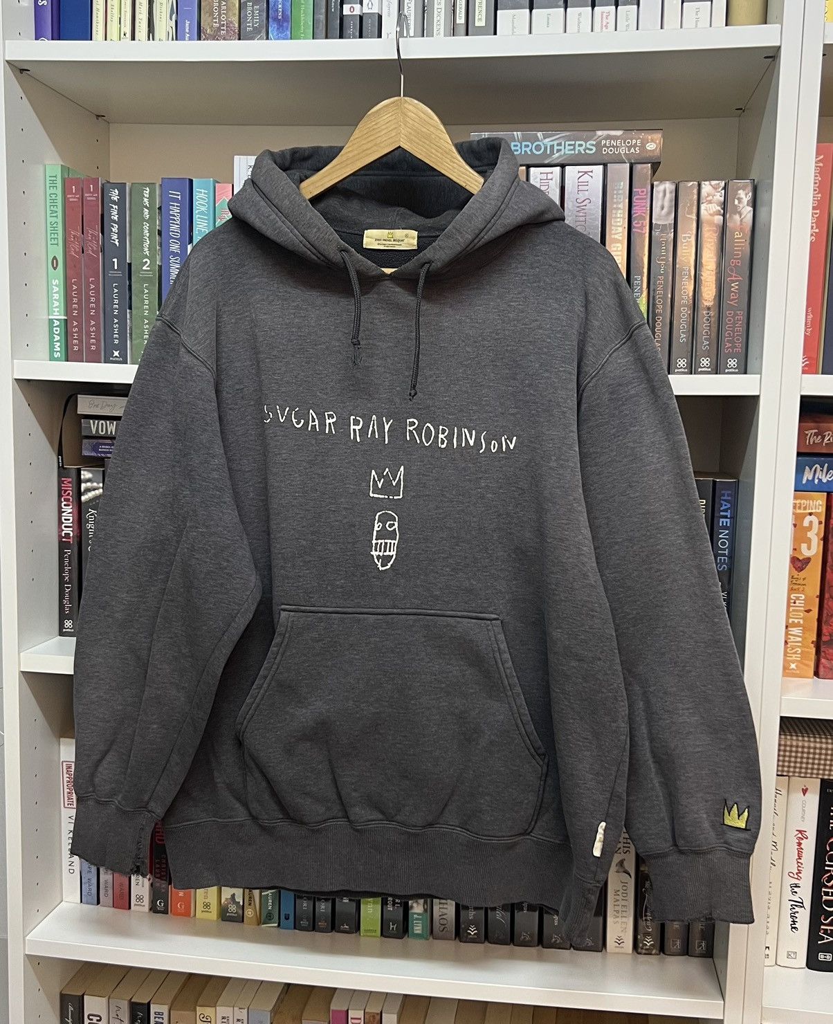 Y2K Jean Michel Basquait Sugar Ray Robinson Hoodie
