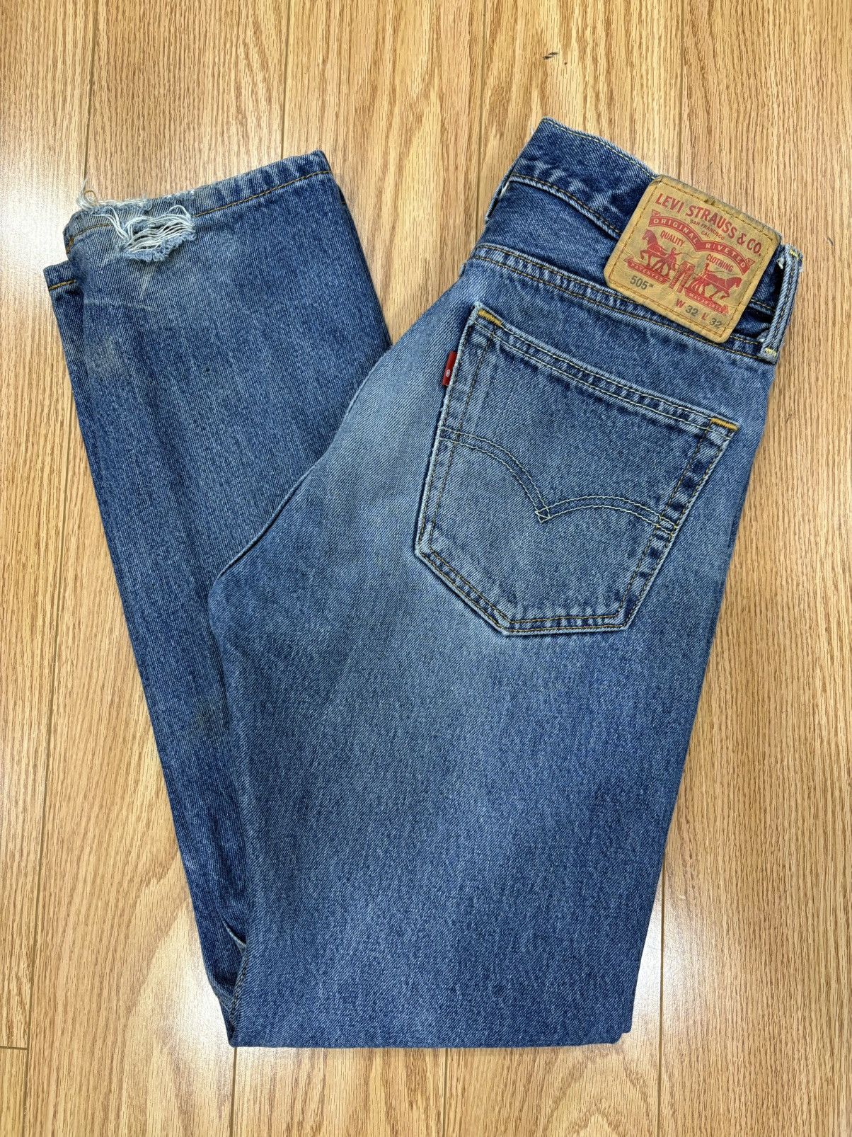 Levi's Vintage Clothing Vintage Levis 505 Denim Jeans Size US 30 / EU 46 - 2 Thumbnail