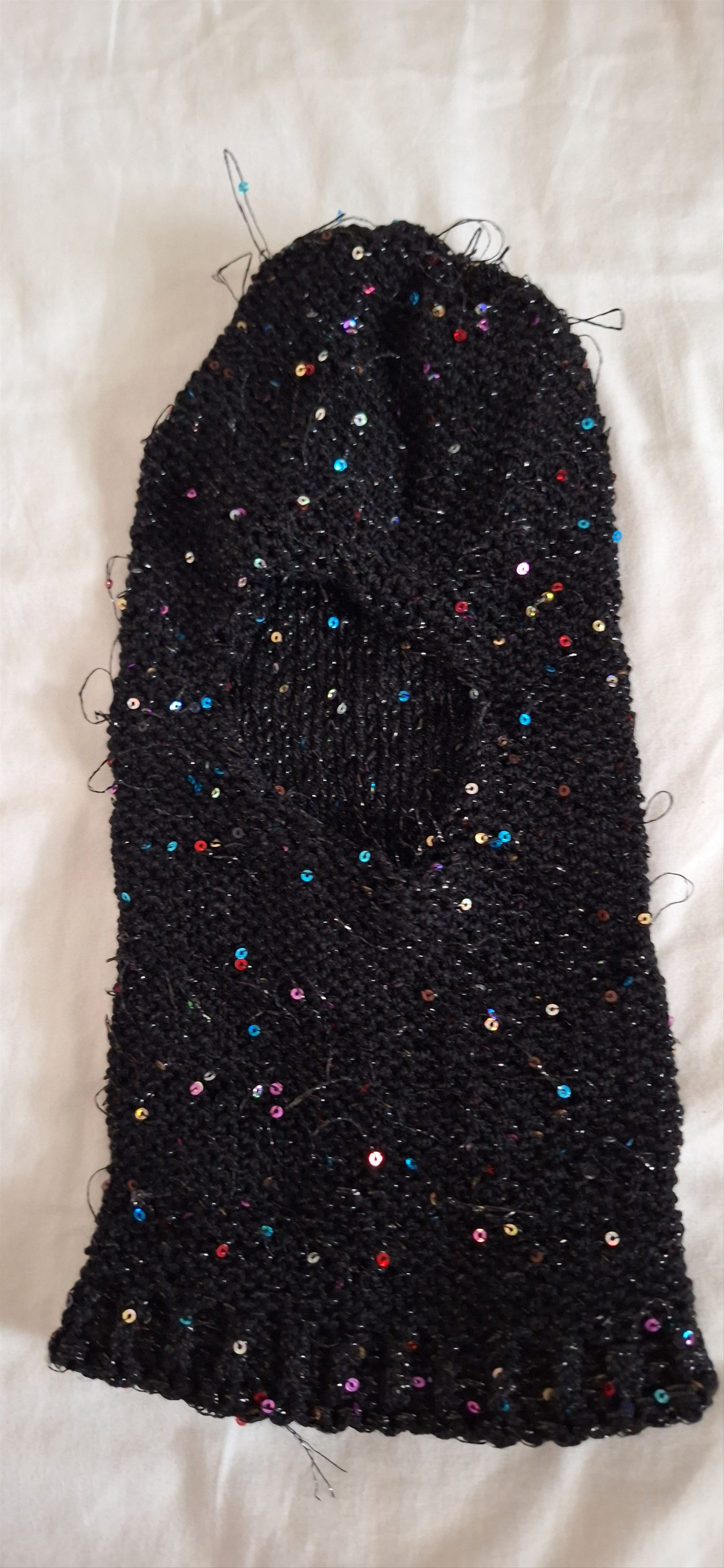 Other Fiber Riot 04- Sequin Black Balaclava Size ONE SIZE - 1 Thumbnail