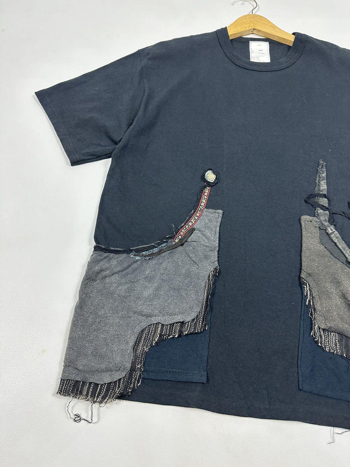 Japanese Brand Gilet Meguroku Tokyo Japan Reworked Tshirt from Champion Size US M / EU 48-50 / 2 - 2 Thumbnail