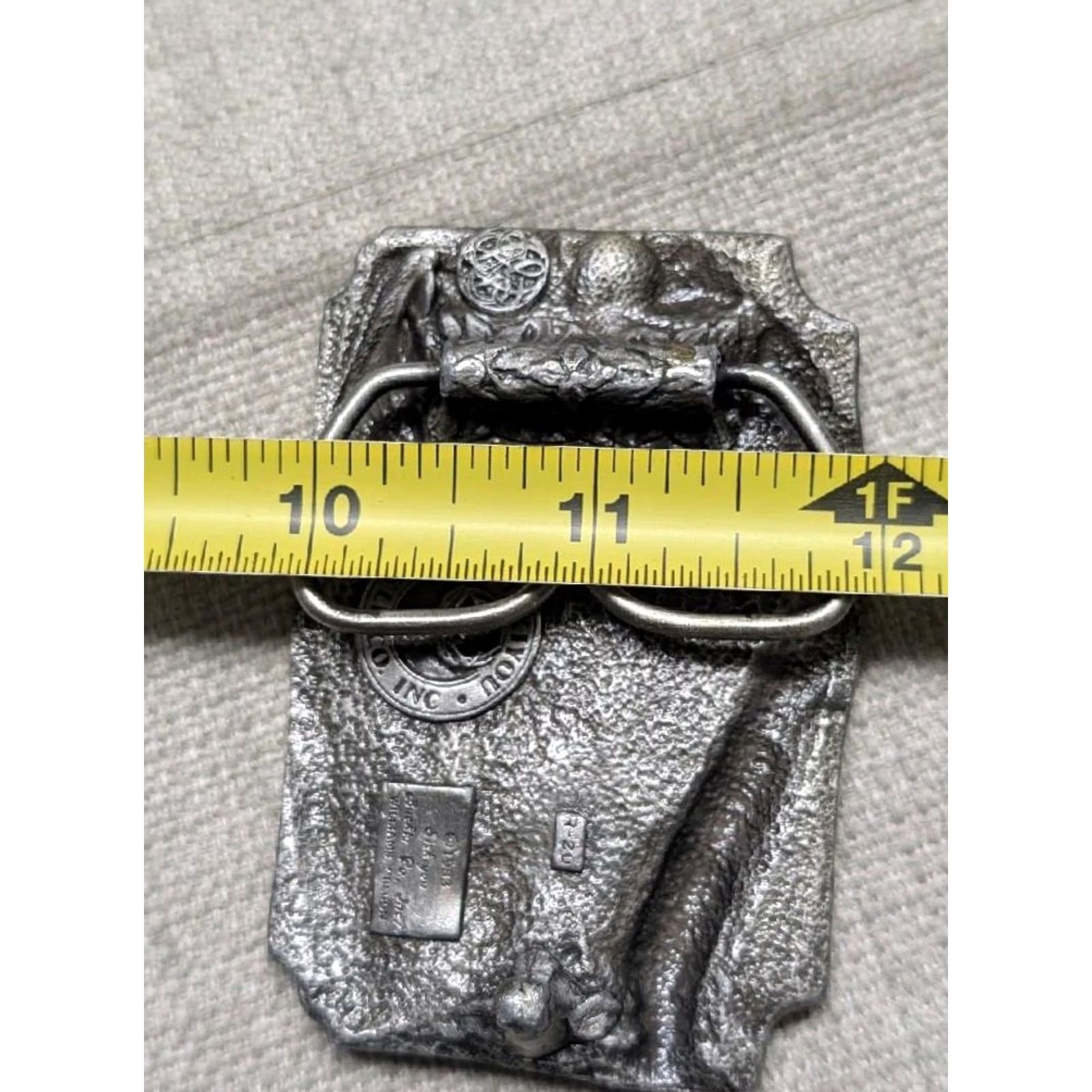 Vintage VINTAGE ALASKA belt buckle Men pewter USA Nature 1980s Western Deer life if worth living XS? Size ONE SIZE - 5 Thumbnail