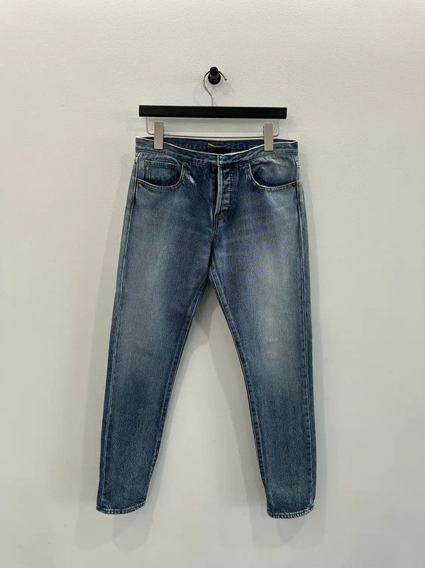 Yves Saint Laurent YSL Blue Denim Women's Jeans Size M 0089 Size 29" - 1 Thumbnail