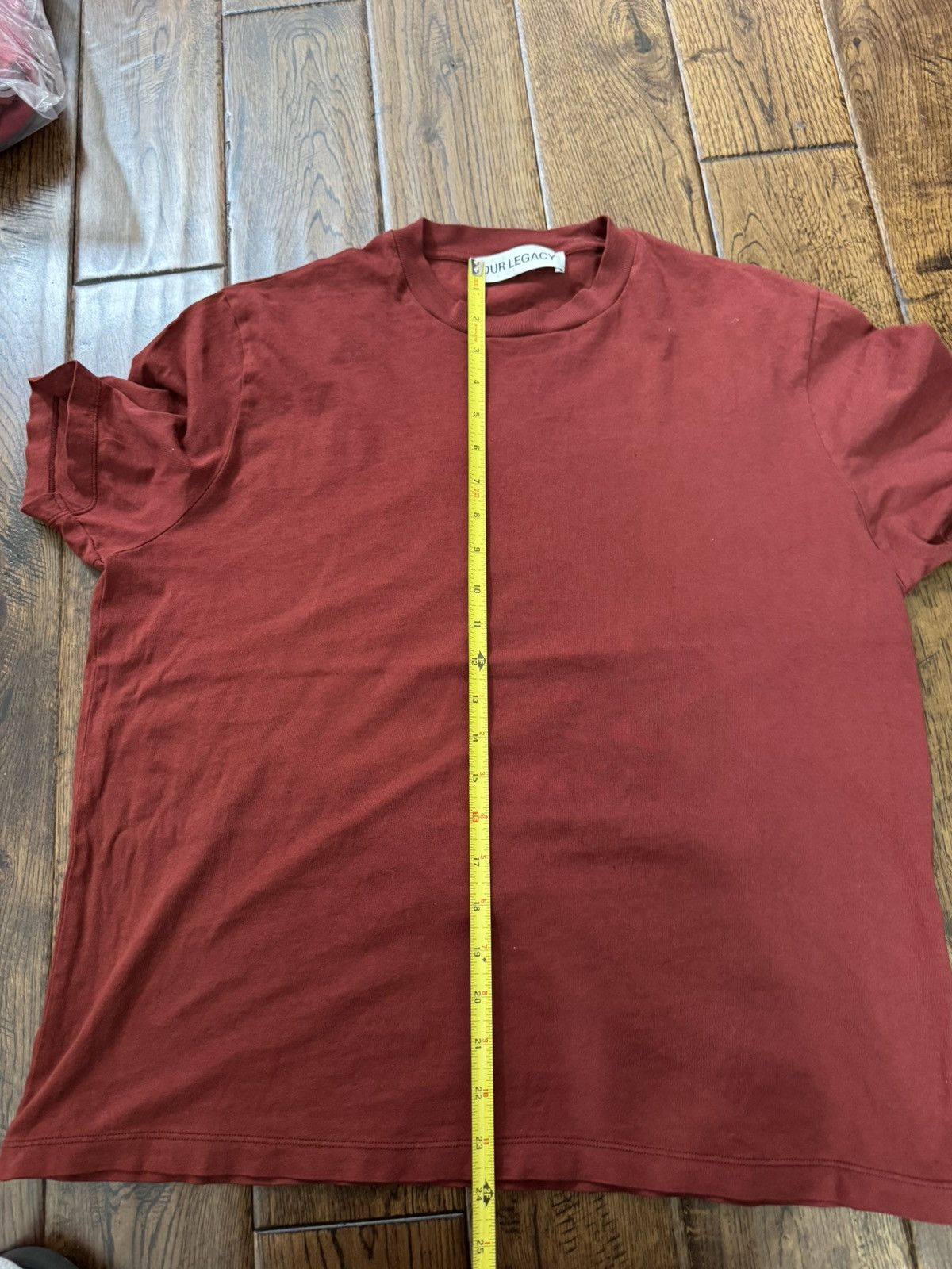 Our Legacy Our Legacy Box Tee Burnt Brick Red Size 46 Size US S / EU 44-46 / 1 - 5 Thumbnail
