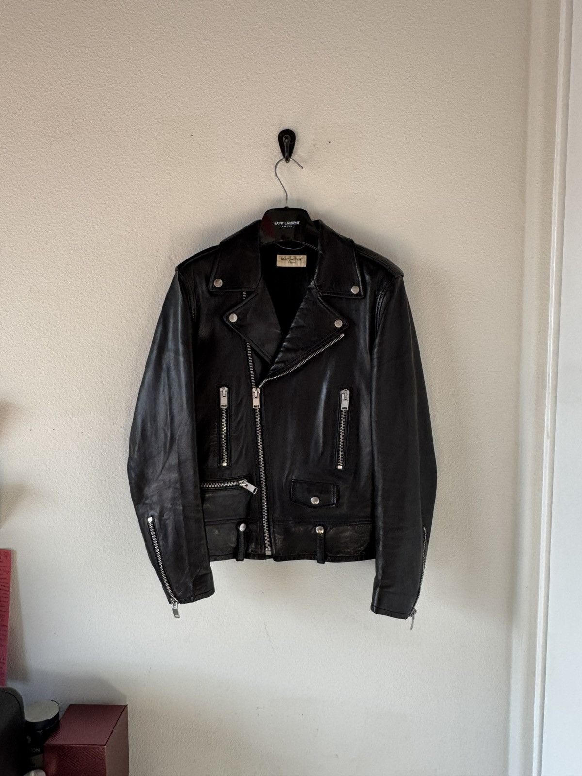 Saint Laurent Paris Saint Laurent Paris L01 Biker Jacket Size US M / EU 48-50 / 2 - 1 Thumbnail