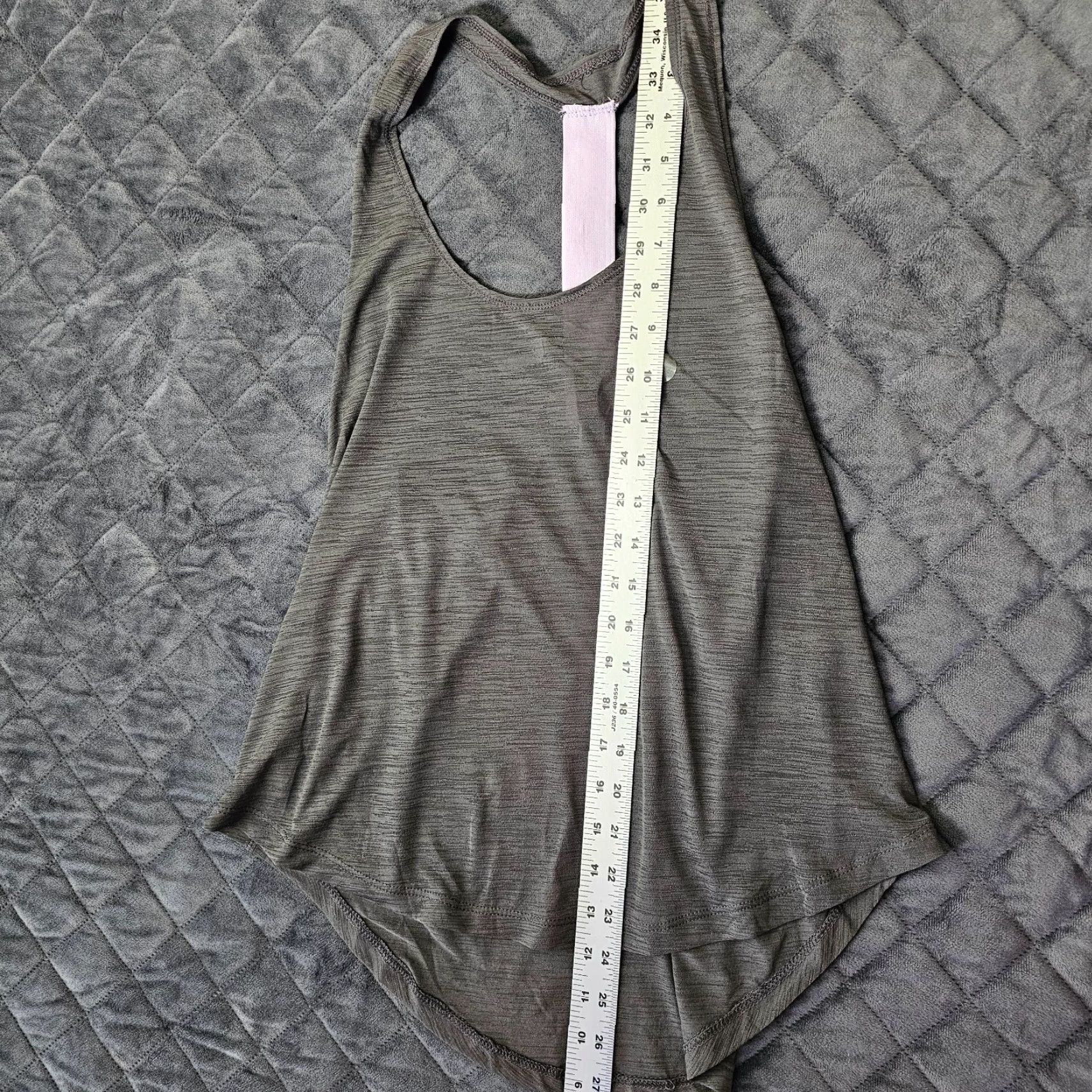Aeropostale LIVE LOVE DREAM Racerback Tank Top - Activewear Cami/Workout Top - Gray Heather - Size S - Womens Size S / US 4 / IT 40 - 7 Thumbnail
