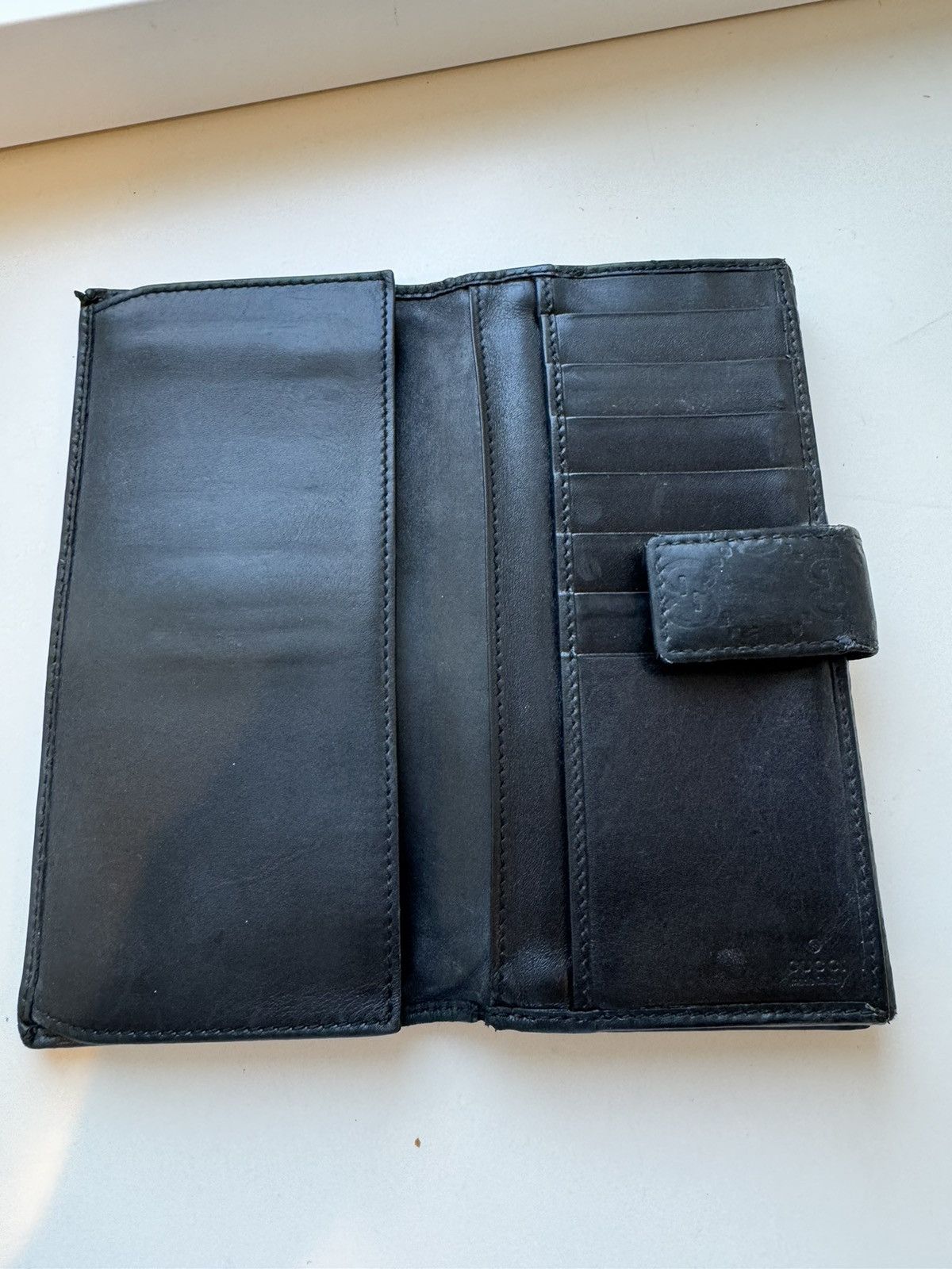 Gucci × Vintage 💎 Gucci Monogram Leather Wallet Size ONE SIZE - 4 Thumbnail