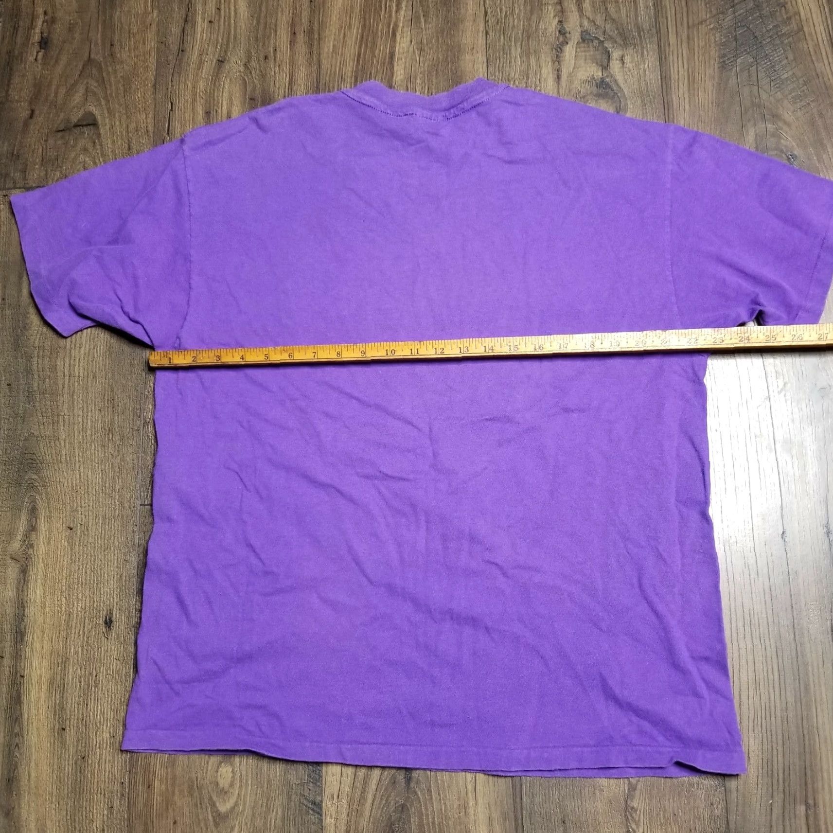 Hanes Vintage Boy Scouts of America T-Shirt - Junior Leader Training Camp Staff - Hanes - 1980s - Adult L - Graphic Tee - Purple - Short Sleeve - Unisex Size US L / EU 52-54 / 3 - 2 Thumbnail