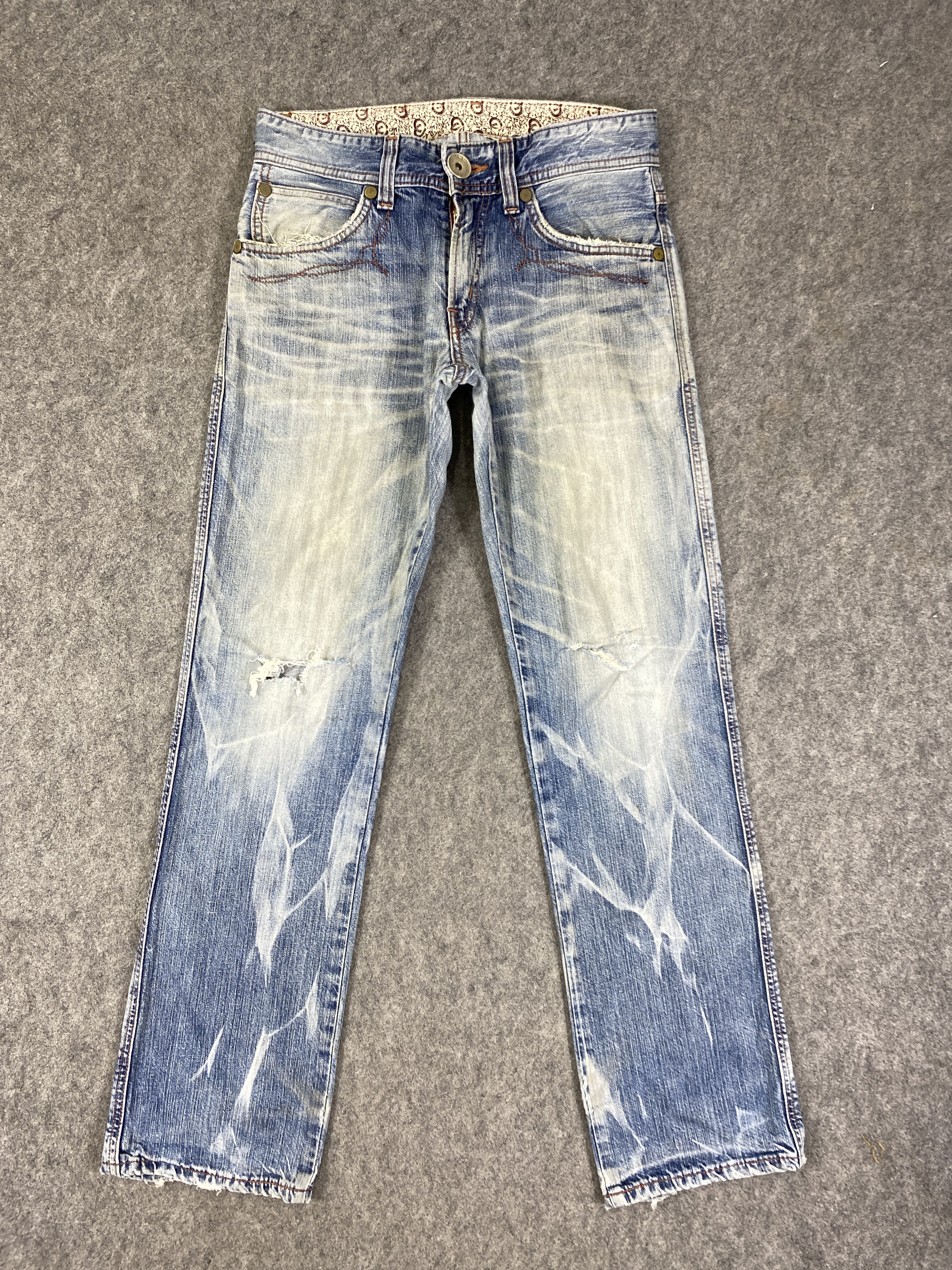 Ed Hardy Faded Blue Vintage Edwin Jeans 30x31.5 Denim - JN3267 Size US 30 / EU 46 - 1 Thumbnail