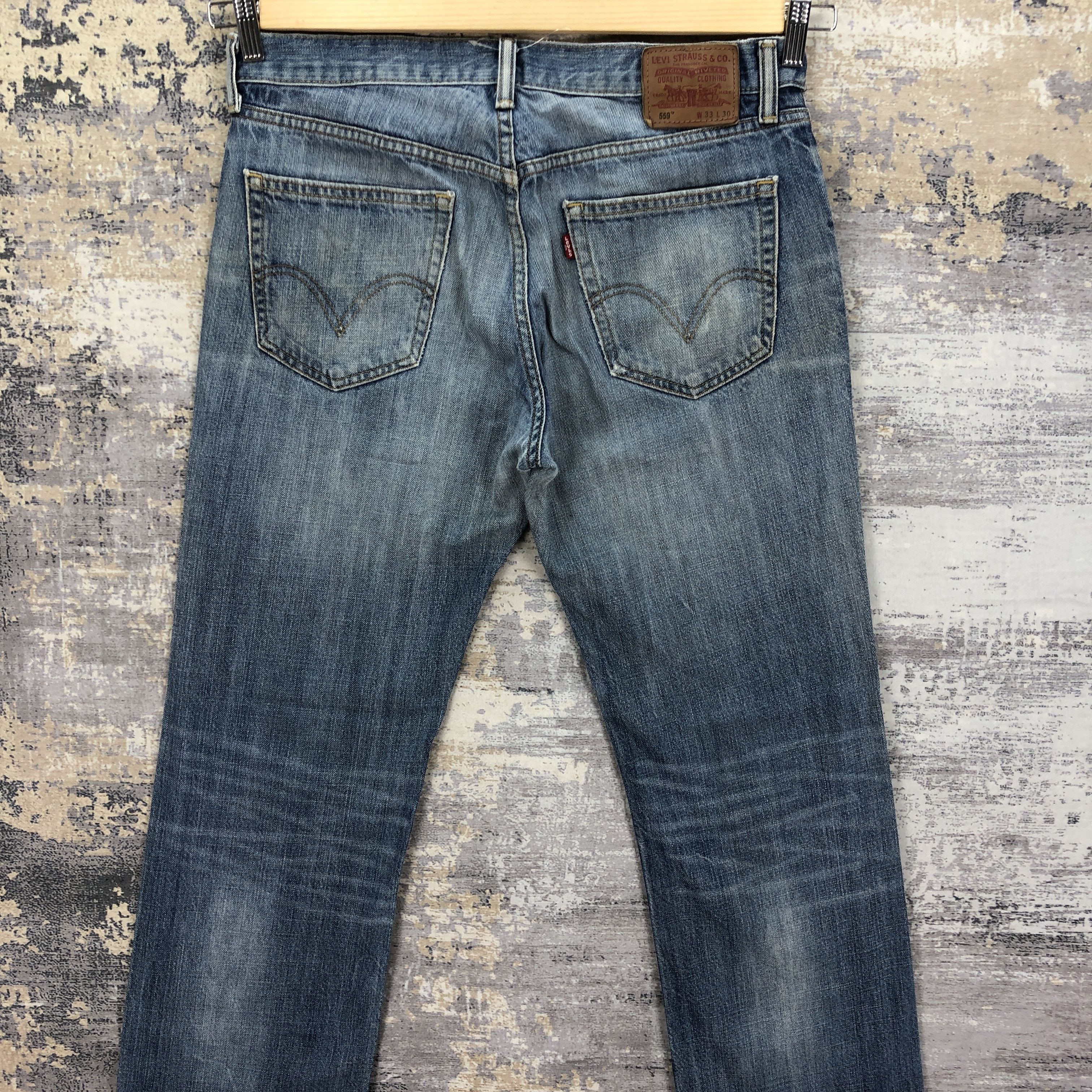 Levi's × Vintage Vintage Y2K Levis 559 Baggy Loose Jeans Levi's Faded Denim Size US 32 / EU 48 - 4 Thumbnail
