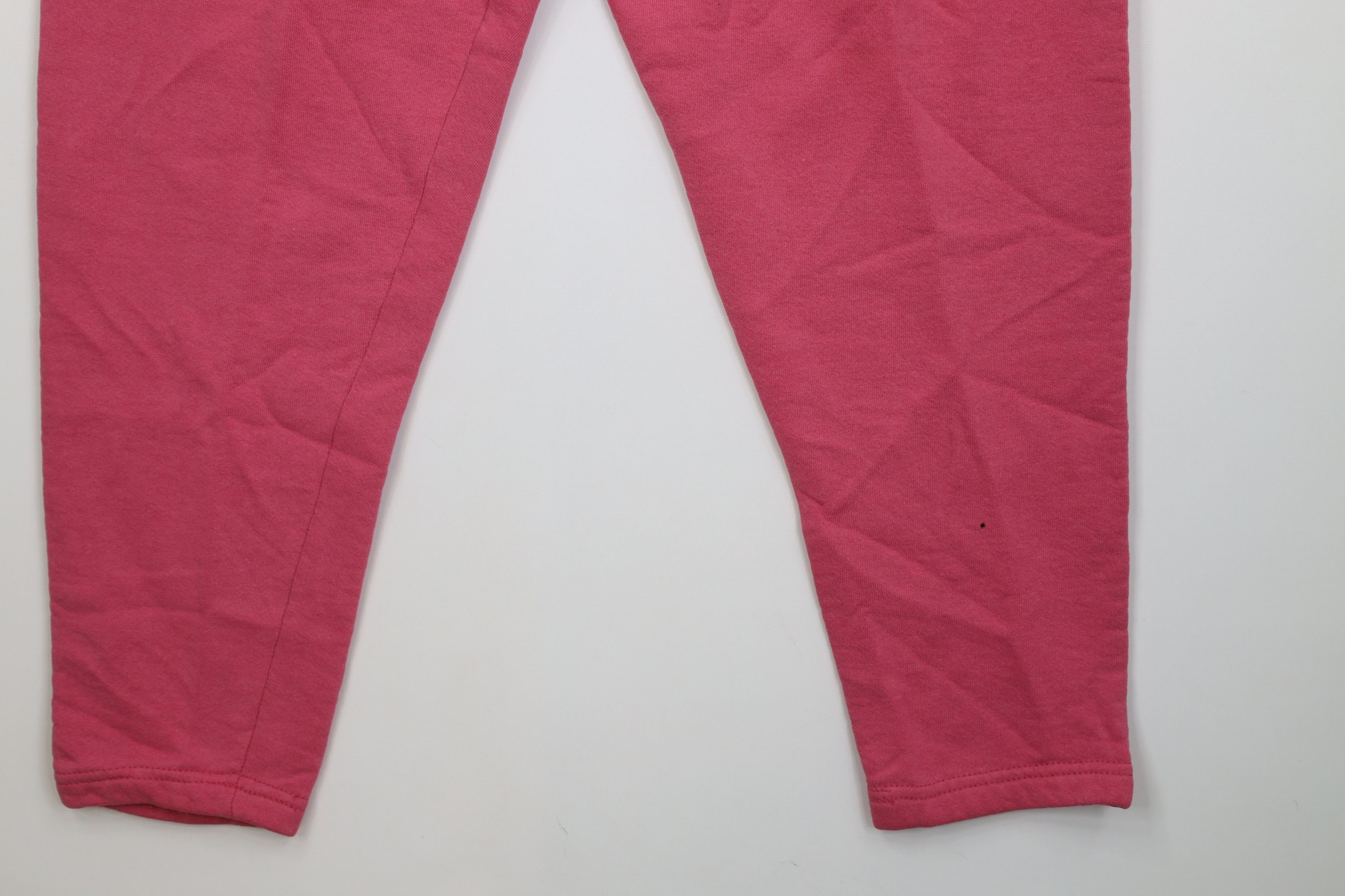 Vintage Vintage 90s Streetwear Blank Tapered Leg Sweatpants Pink USA Size 31" - 5 Thumbnail
