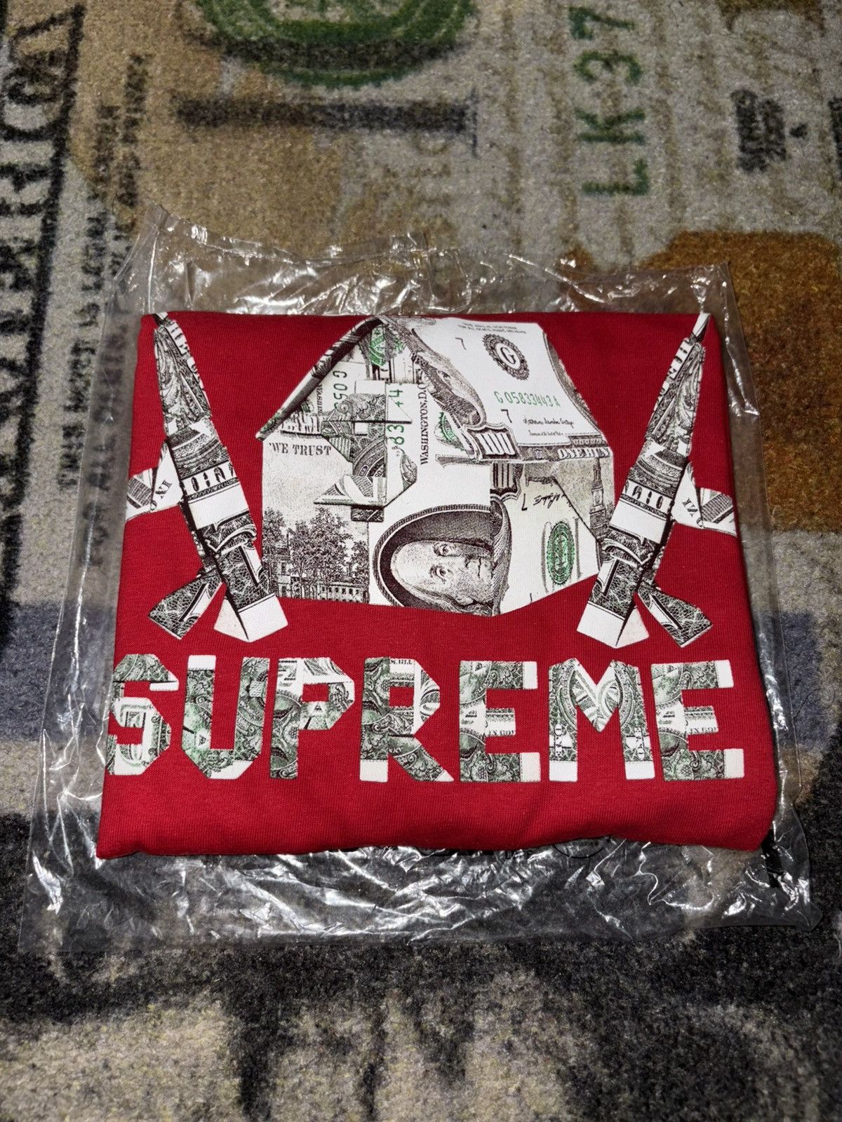 Supreme Supreme Origami Tee Red Size US XL / EU 56 / 4 - 1 Preview