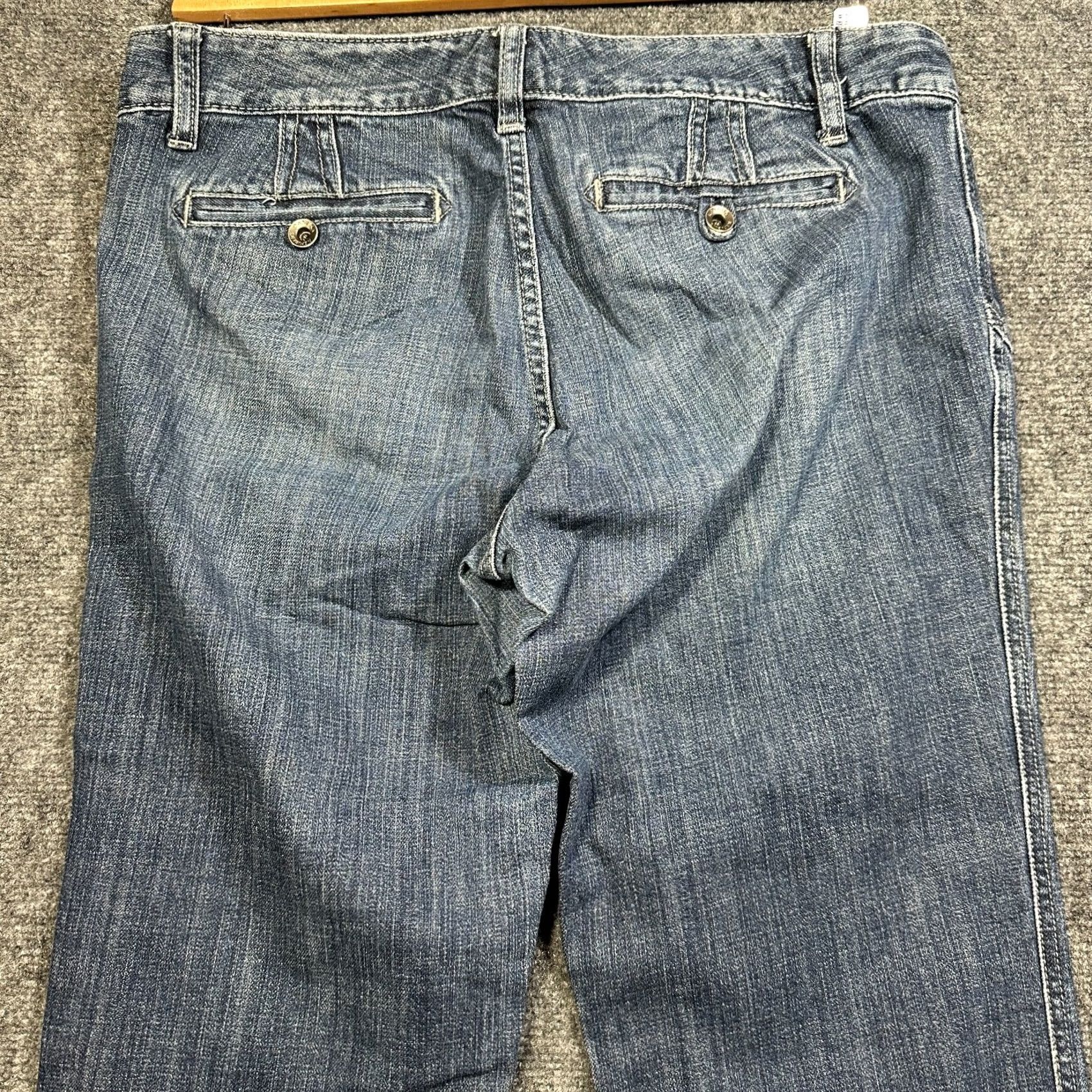 Banana Republic Banana Republic Jeans Womens 12 Cotton Stretch Bootcut Medium Wash Blue Pockets Size 34" / US 12 / IT 48 - 6 Thumbnail