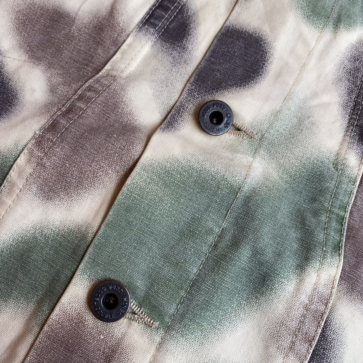 Japanese Brand × Wood Wood Wood Wood Camo Trucker Jacket Size US M / EU 48-50 / 2 - 6 Thumbnail