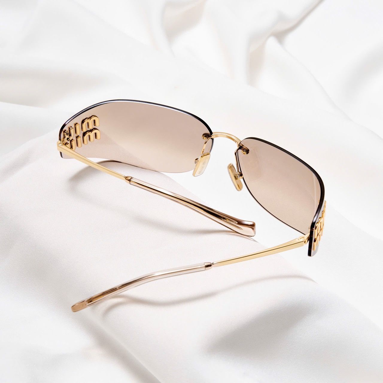 Miu Miu MIU MIU 0MU A51S 5AK20P SUNGLASSES Size ONE SIZE - 7 Thumbnail