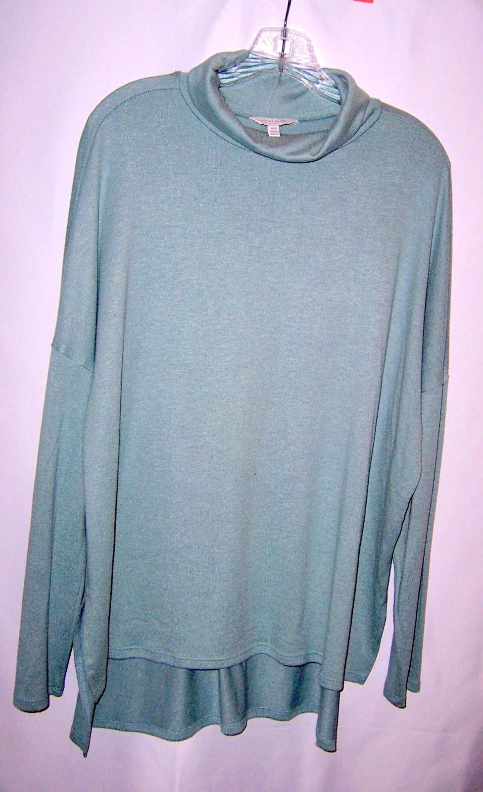 Lucky Brand Lucky Brand Mock Turtle Neck Hi Lo Knit Tunic -French Blue-M Size M / US 6-8 / IT 42-44 - 1 Thumbnail