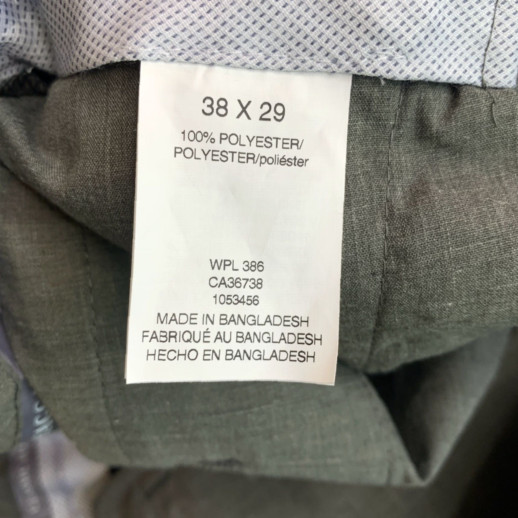Haggar Haggar Dress Pants Men’s 38x29 Gray NWT-12352) Size US 38 / EU 54 - 6 Thumbnail