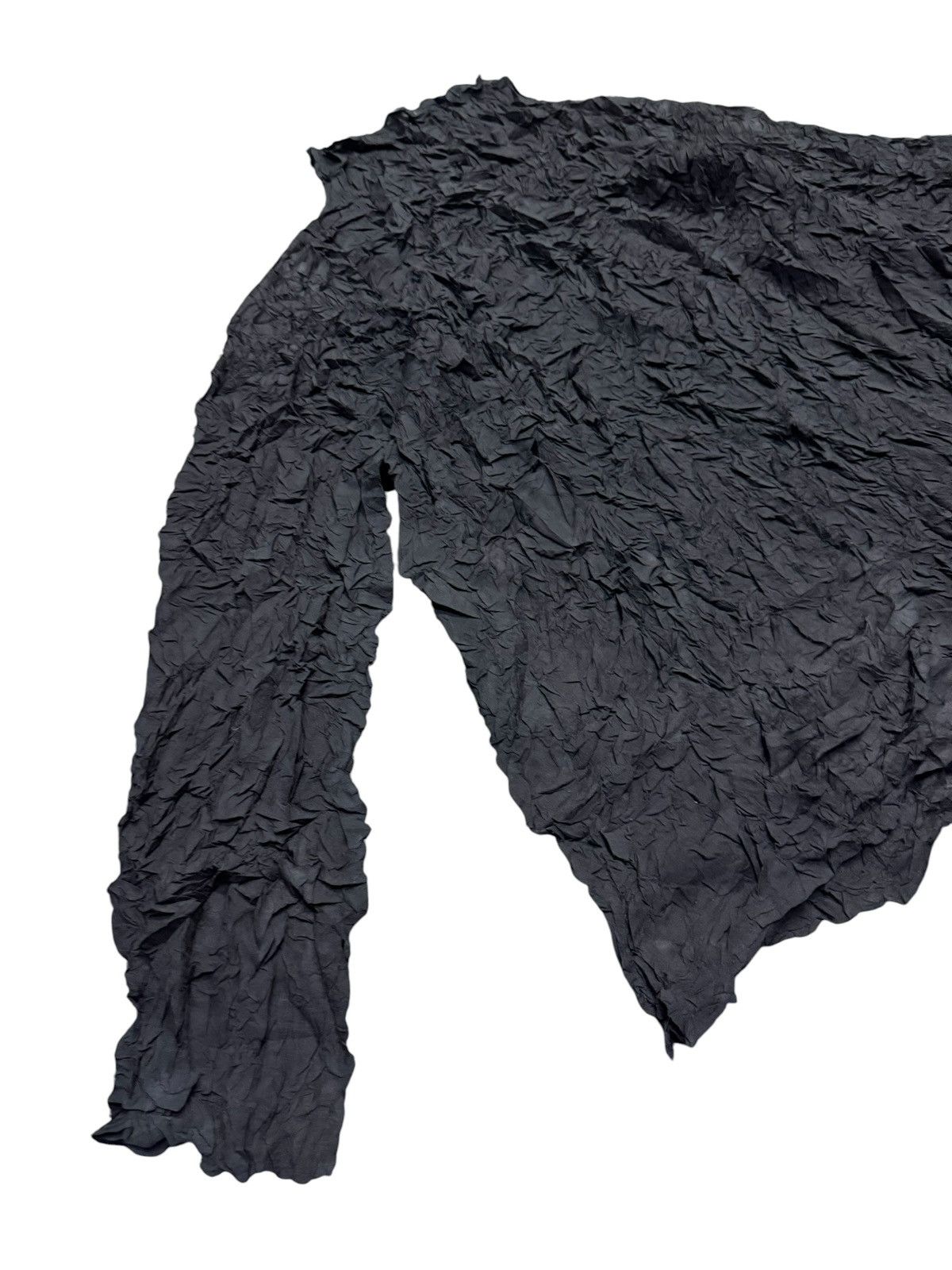 Issey Miyake Vintage 80s Issey Miyake Turtle Neck Crinkle Pleat Long Size US M / EU 48-50 / 2 - 3 Thumbnail