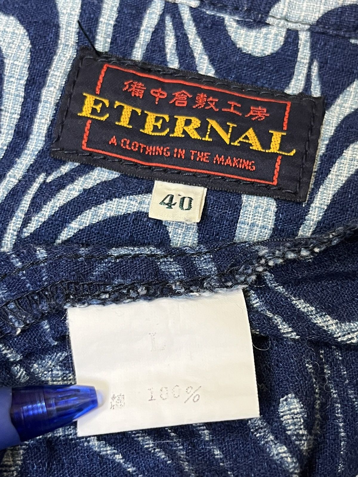 Eternal VINTAGE ETERNAL JAPAN LONGSLEEVE BUTTON UPS SHIRT Size US L / EU 52-54 / 3 - 10 Thumbnail