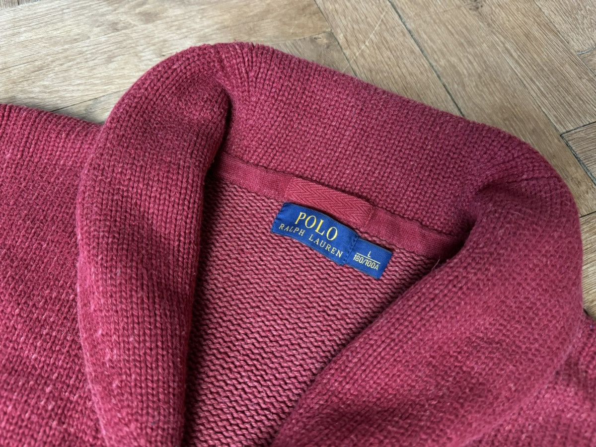Polo Ralph Lauren Polo Ralph Lauren P Varsity Elbow Patch Cardigan L Size US L / EU 52-54 / 3 - 5 Thumbnail