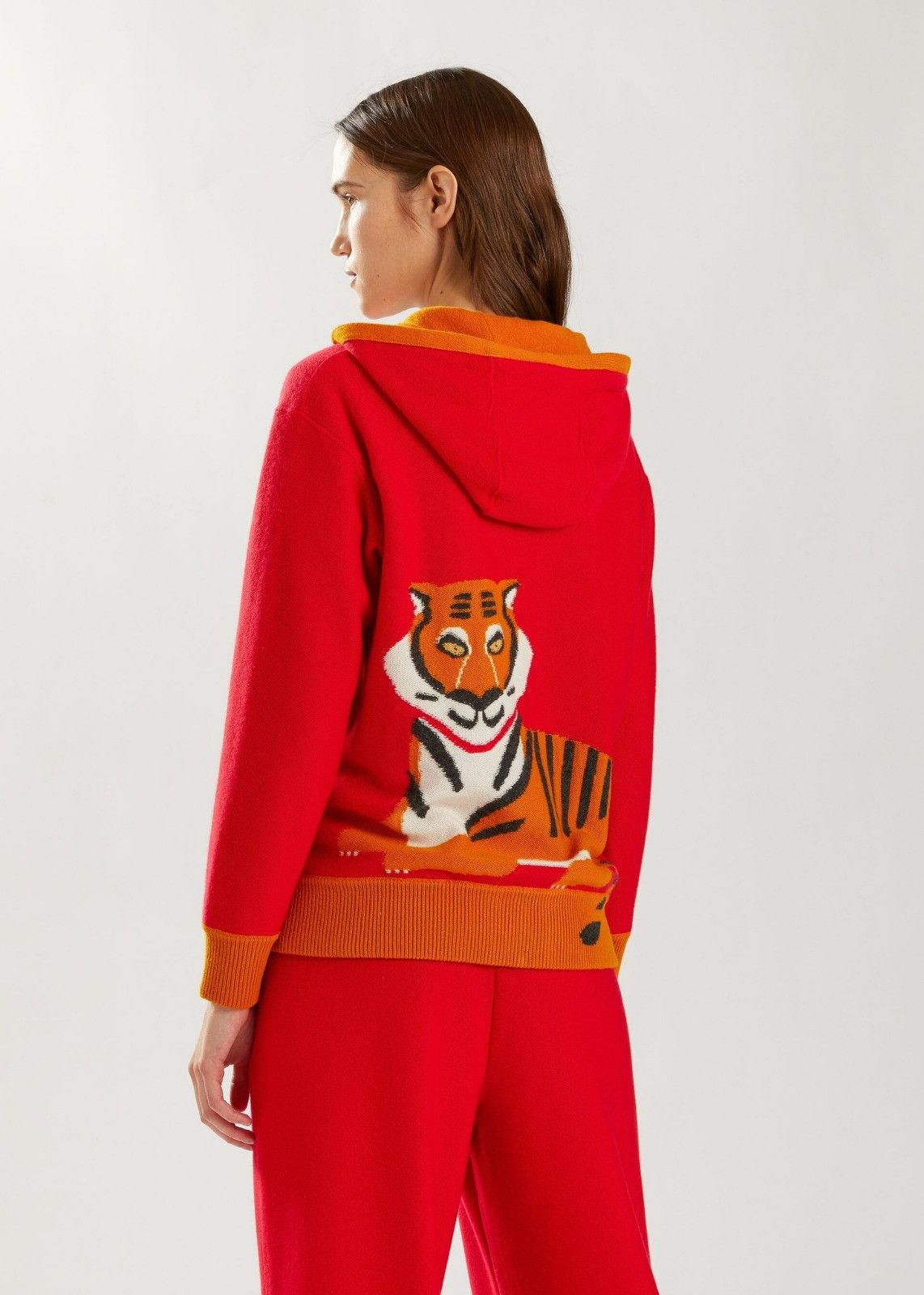 Loro Piana o1srvl11e0424 Hoodie in Red Size S / US 4 / IT 40 - 6 Thumbnail