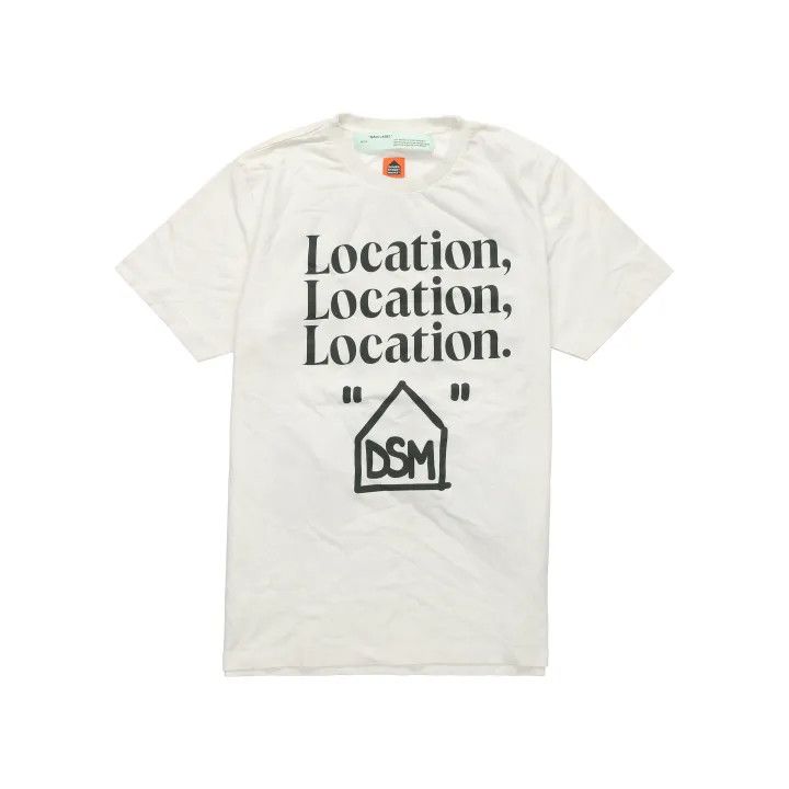 Off-White Off-White Location Print Short Sleeve Tee 0079 Size US M / EU 48-50 / 2 - 1 Thumbnail