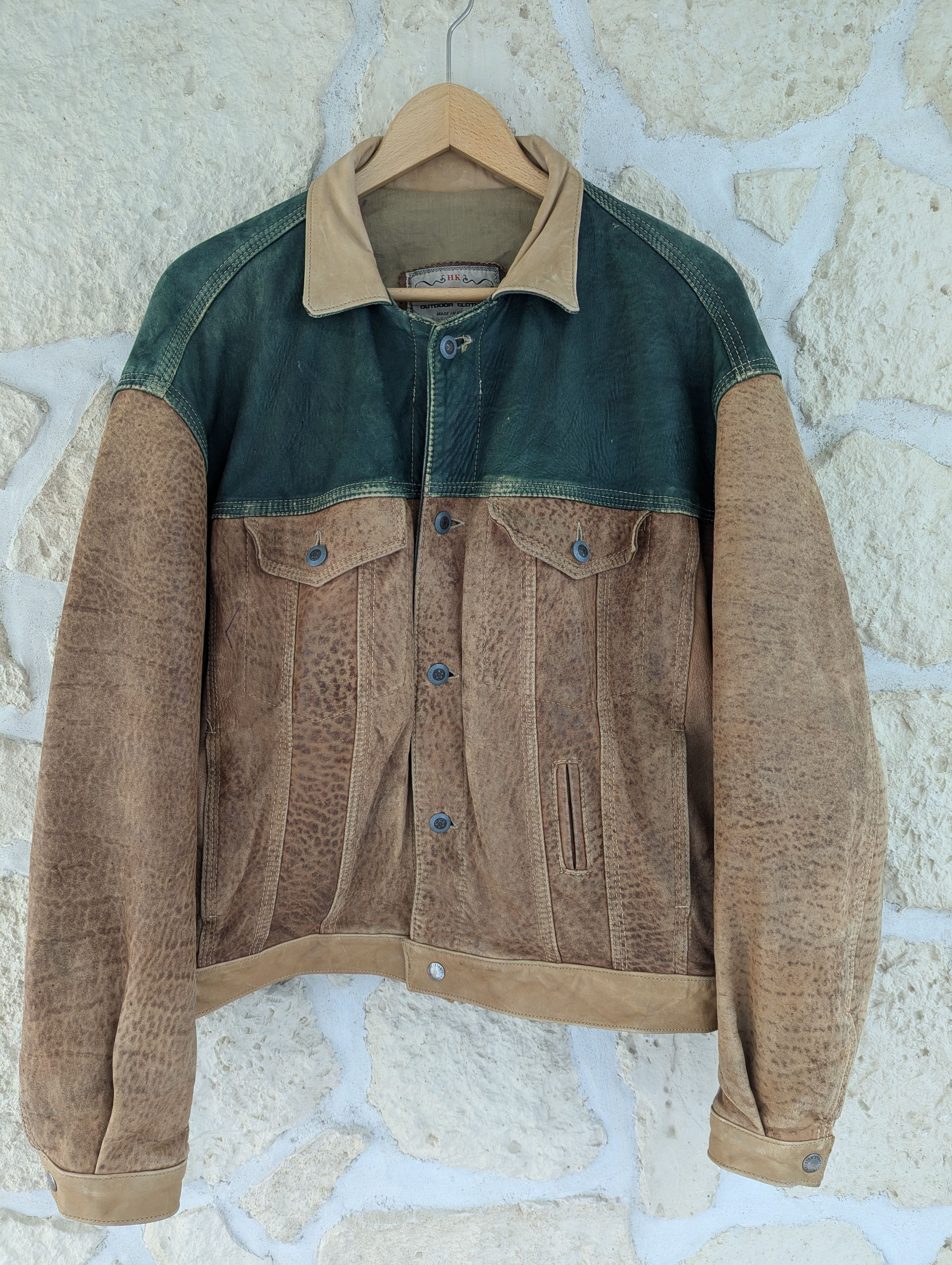 Designer × Vintage Helston Jacket – Unique Fashion Show Leather Masterpiece Size US M / EU 48-50 / 2 - 2 Thumbnail