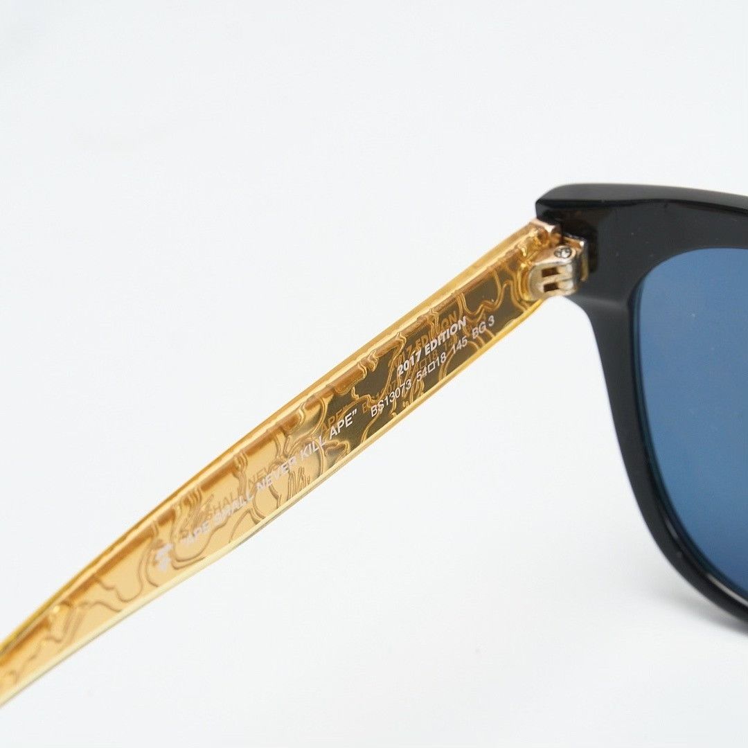Bape Bape Black Gold Limited Sunglasses Size ONE SIZE - 5 Thumbnail