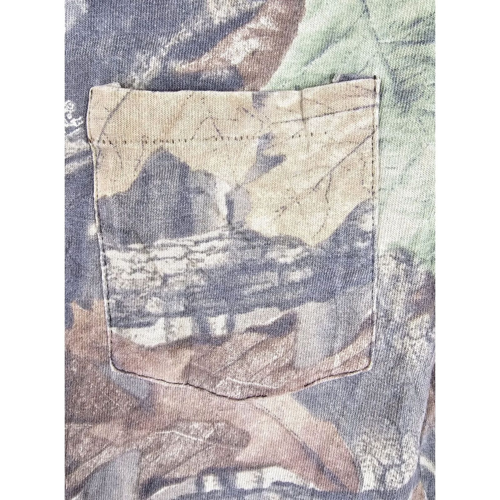 Vintage VINTAGE SPARTAN CAMOUFLAGE T-SHIRT SZ S/M MADE IN USA REAL TREE SINGLE STITCH Size US M / EU 48-50 / 2 - 2 Thumbnail