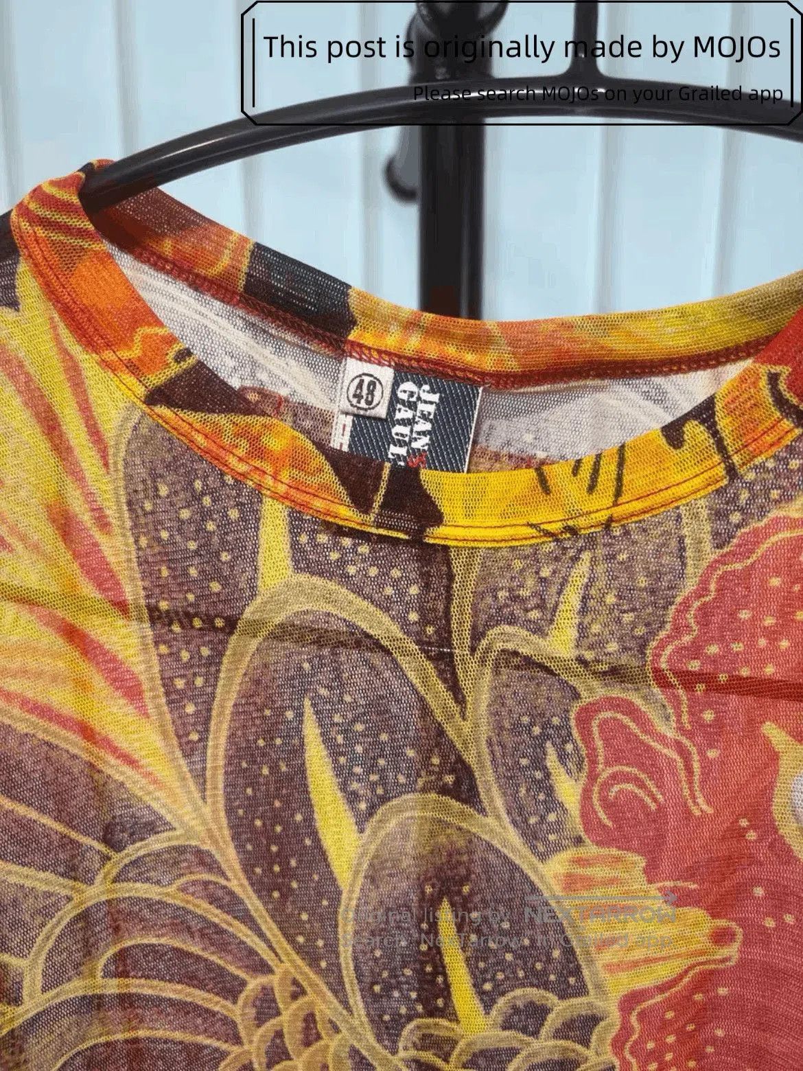 Jean Paul Gaultier Sz 48 Jean Paul Gautier Phoenix Painting L/S Tee. Size US M / EU 48-50 / 2 - 3 Thumbnail