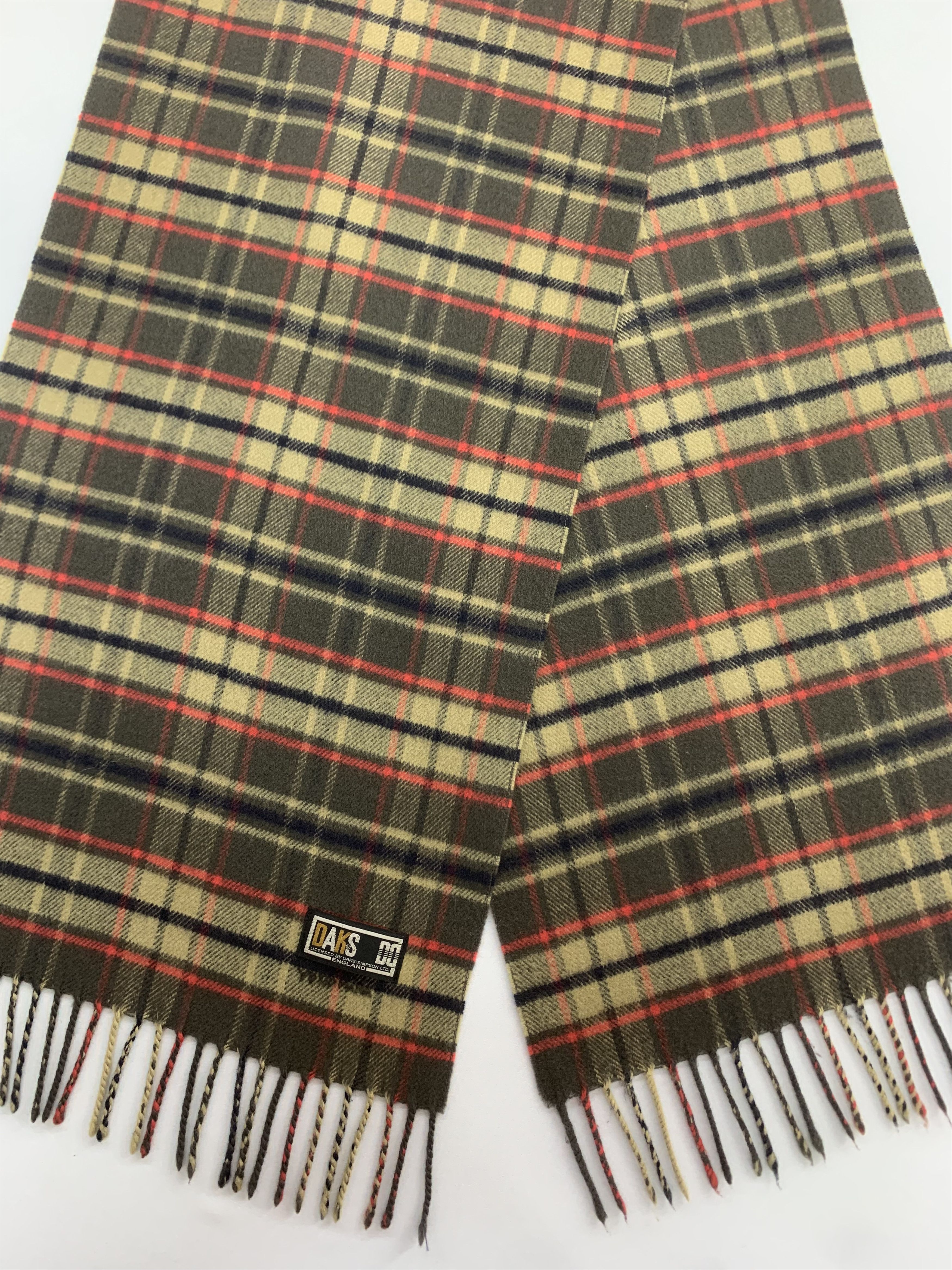DAKS Daks Scarf Wool Muffler Neck Wrap BL2068 Size ONE SIZE - 3 Thumbnail