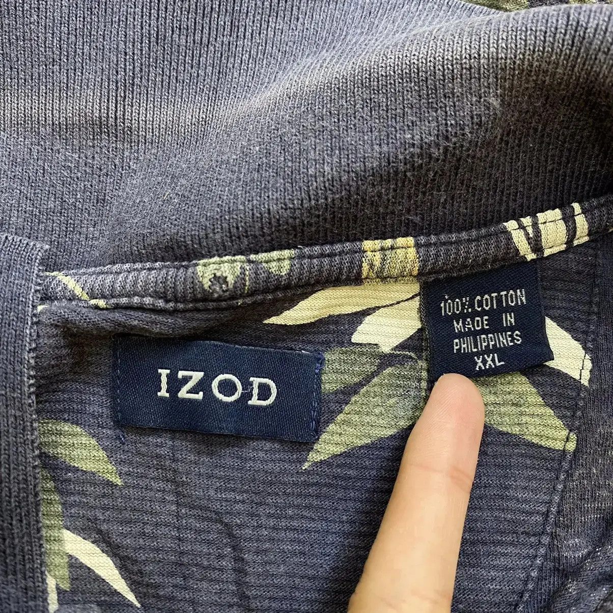 Izod Vintage IZOD FRANCE Bamboo All Over Print Painting Polo Size US XXL / EU 58 / 5 - 5 Thumbnail