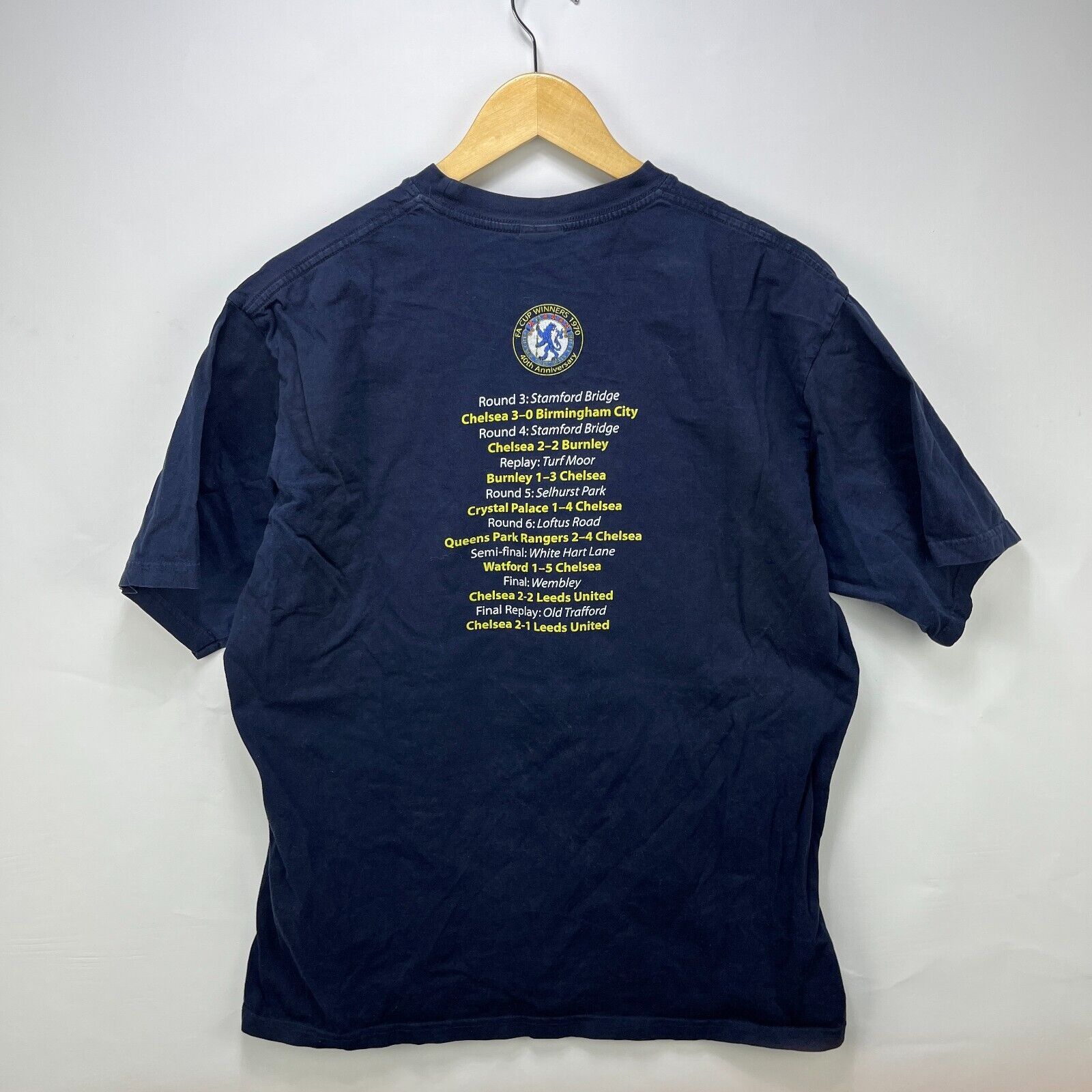 Vintage Vintage Chelsea Football Club Champions FA Cup Winners 1970 Size US L / EU 52-54 / 3 - 5 Thumbnail