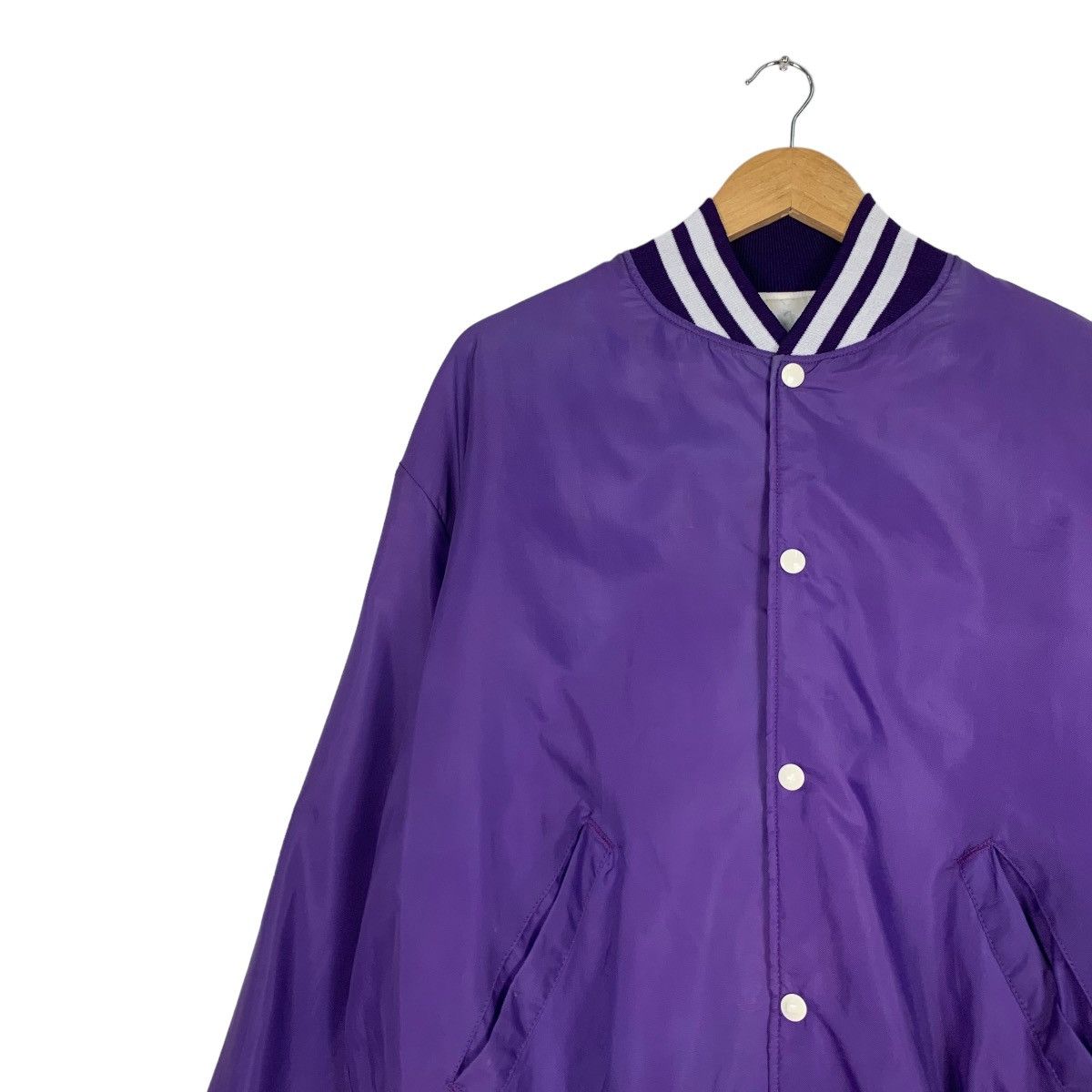 Holloway HOLLOWAY Cushing Baseball Purple Coach Jacket #1160-C53 Size US XL / EU 56 / 4 - 8 Thumbnail