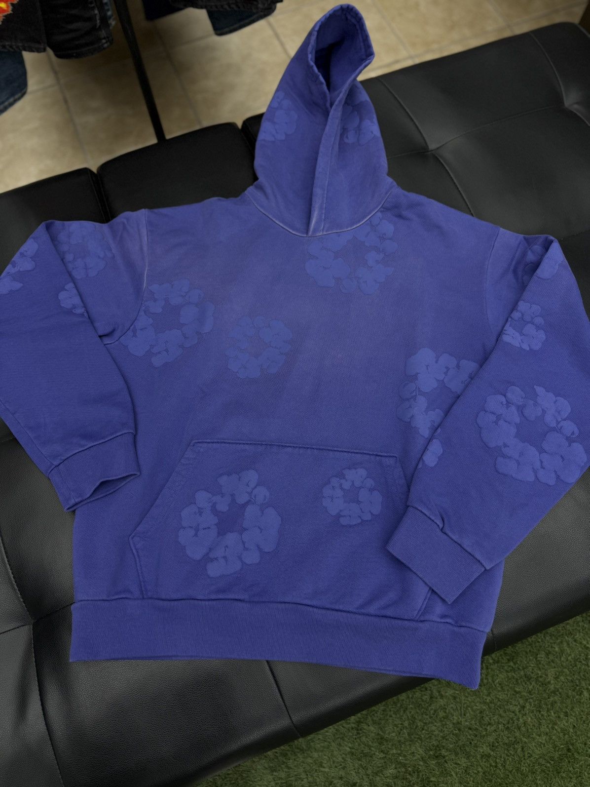 DENIM TEARS Denim Tears BLUE 2025 Cotton Wreath Hoodie L (NEW) Size US L / EU 52-54 / 3 - 3 Thumbnail