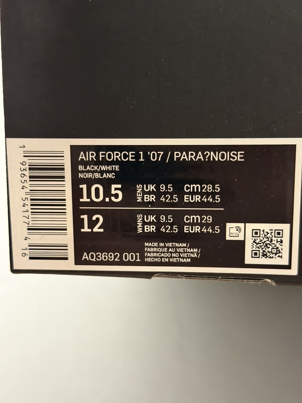 Nike × peaceminusone Nike Air Force 1 Peaceminusone Para-noise Size US 10.5 / EU 43-44 - 9 Thumbnail