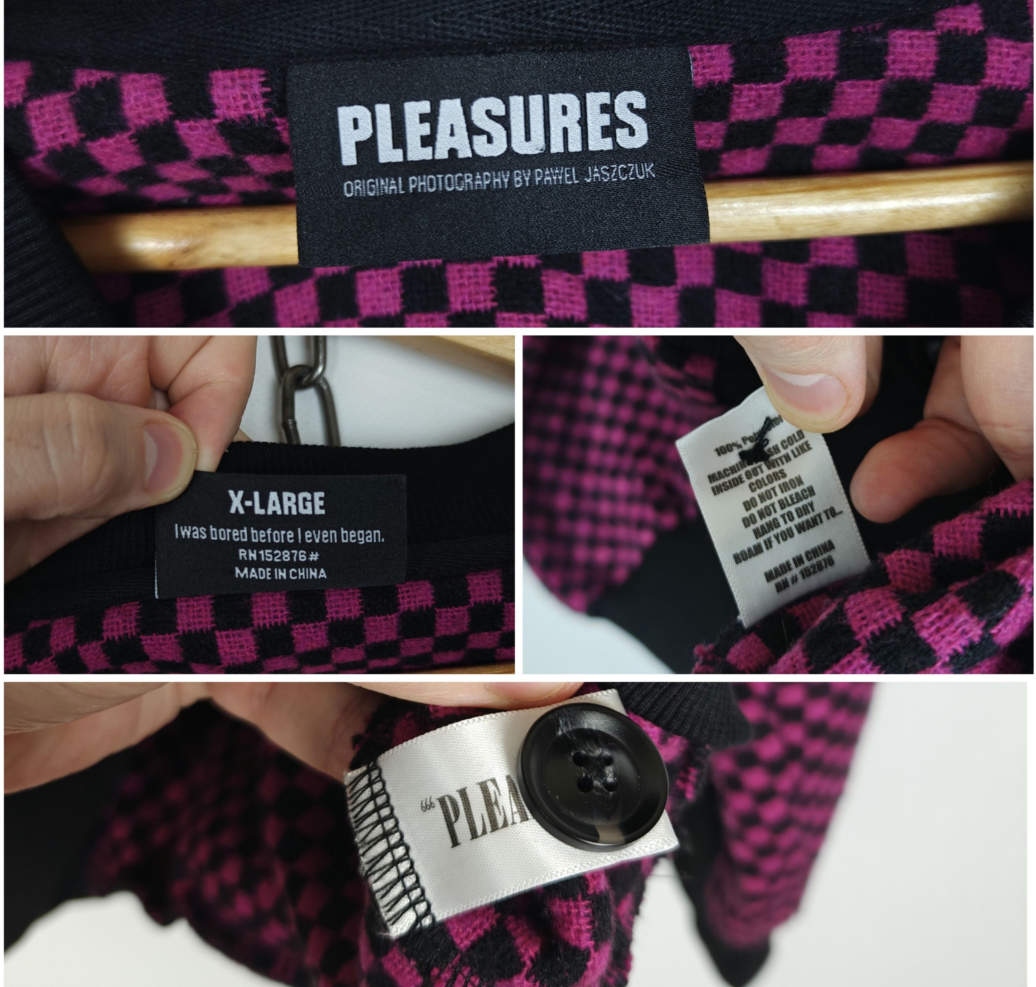 Pleasures Pleasures Cardigan Jacket Check Pattern size XL Size US XL / EU 56 / 4 - 8 Thumbnail