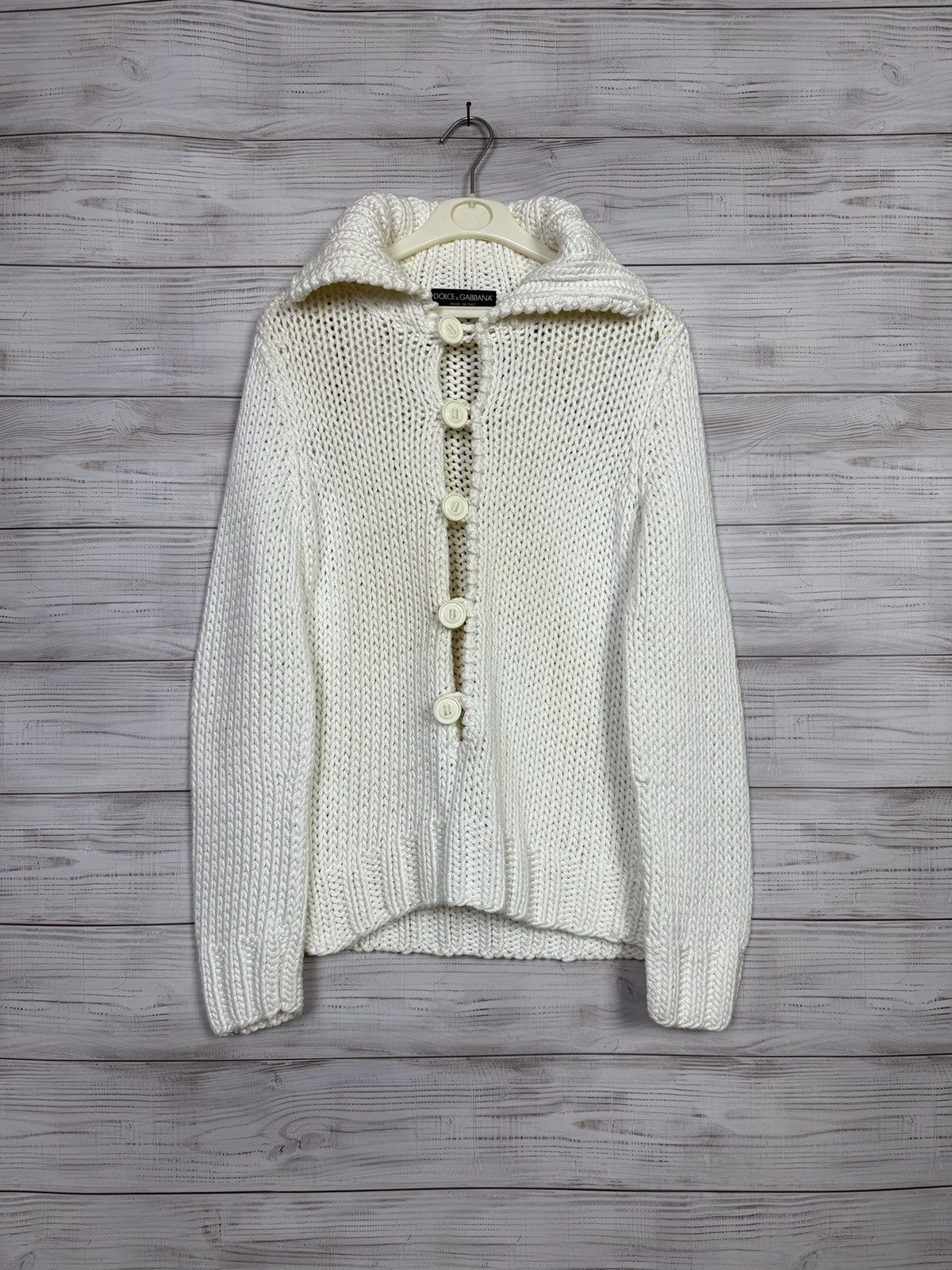Dolce & Gabbana Dolce & Gabbana Wool Cardigan Knit Size M Size US M / EU 48-50 / 2 - 1 Thumbnail