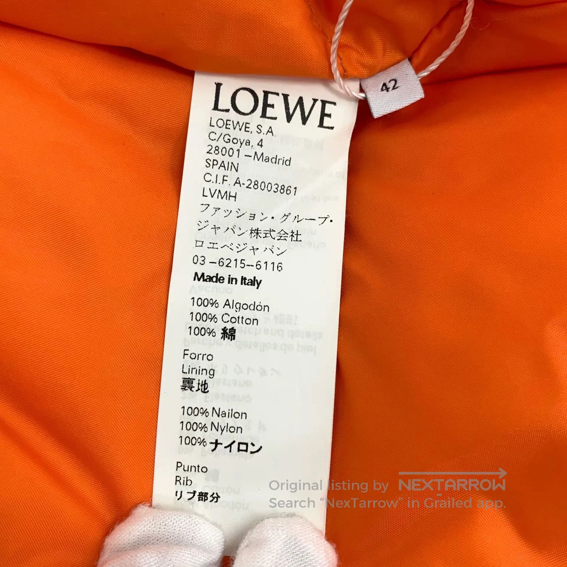 Loewe Loewe Green Floral Hooded Puffer Jacket. Size US L / EU 52-54 / 3 - 7 Thumbnail