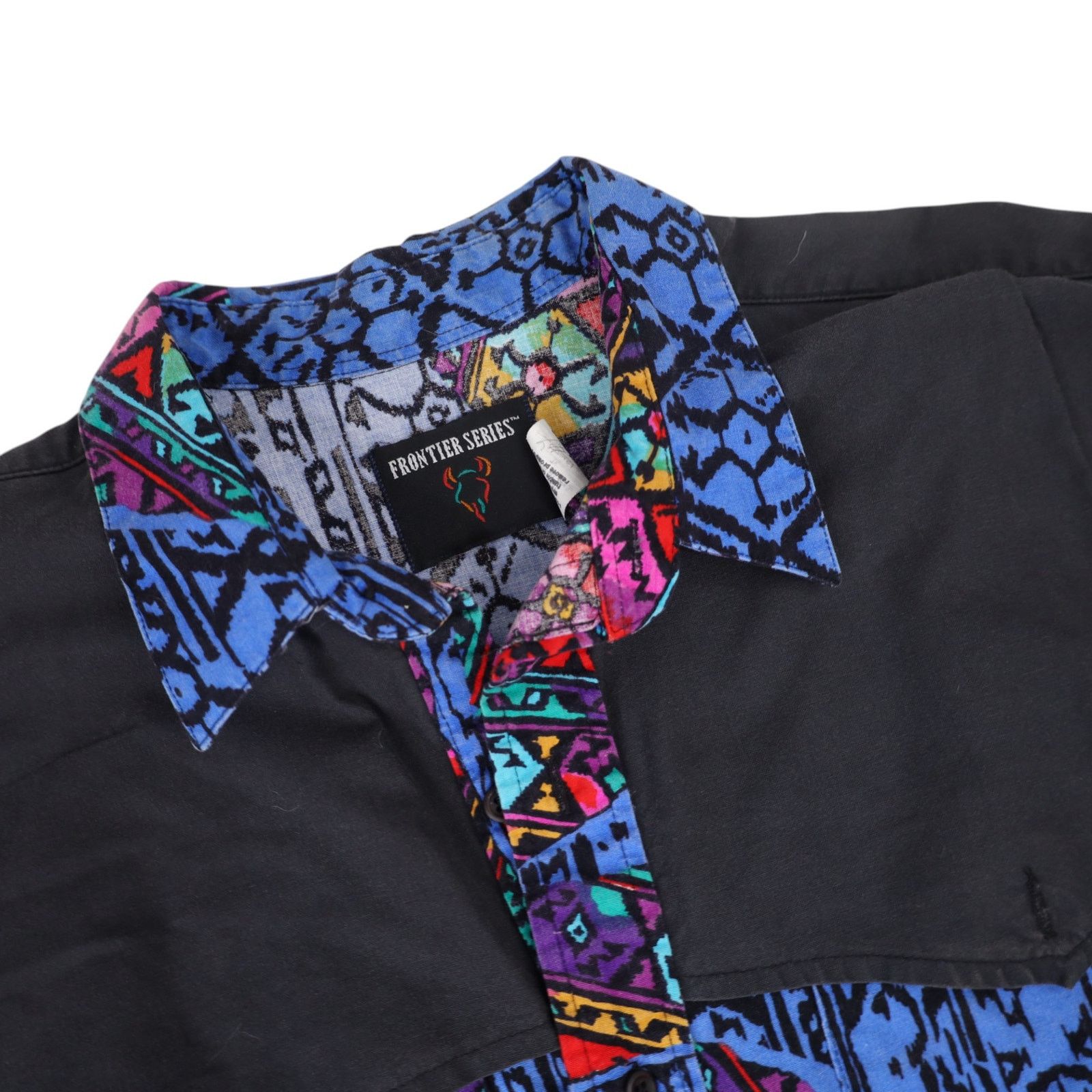 Vintage Vintage Frontier Series Crazy Vibrant Western Shirt Size US XL / EU 56 / 4 - 6 Thumbnail